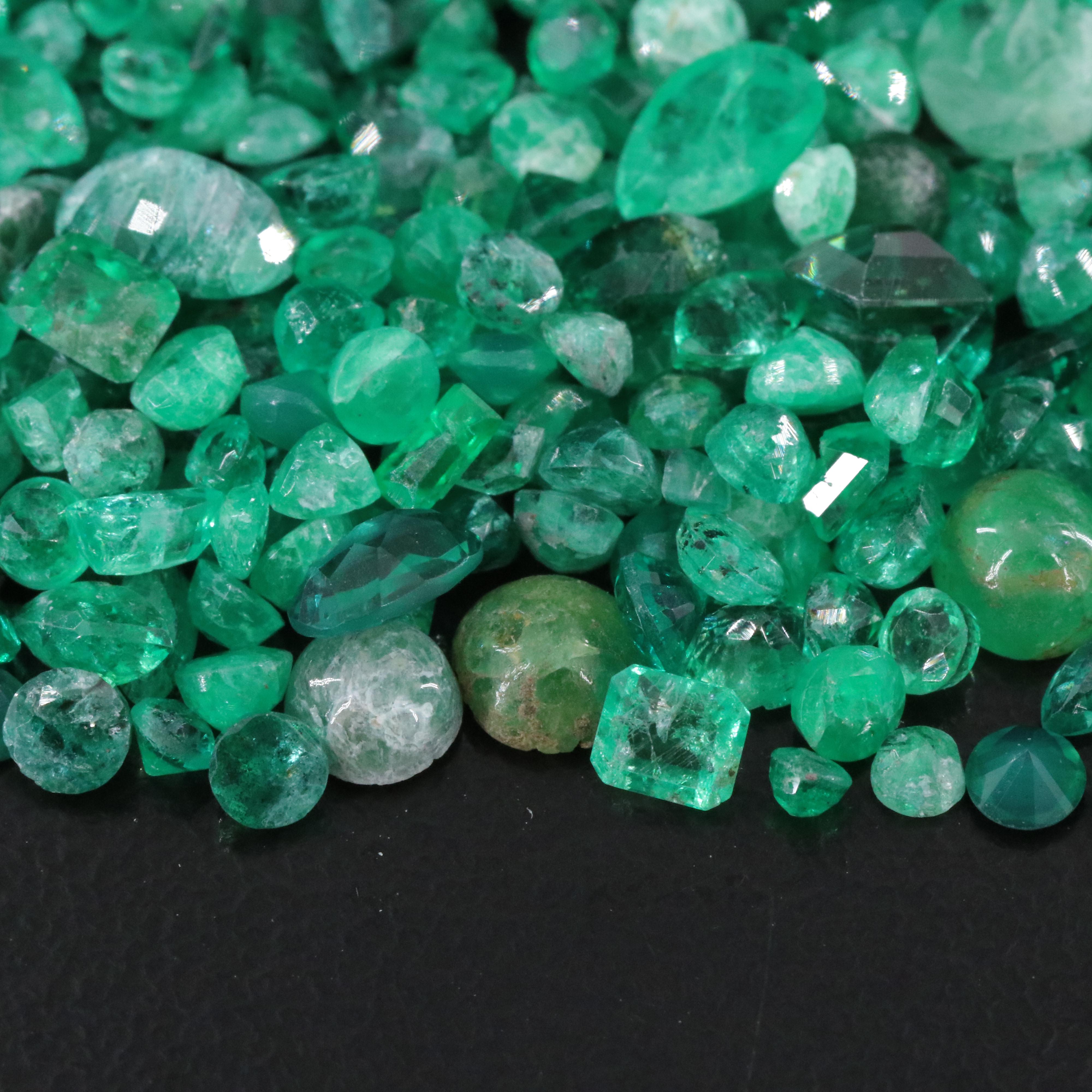 Loose 47.16 CTW Emerald Lot