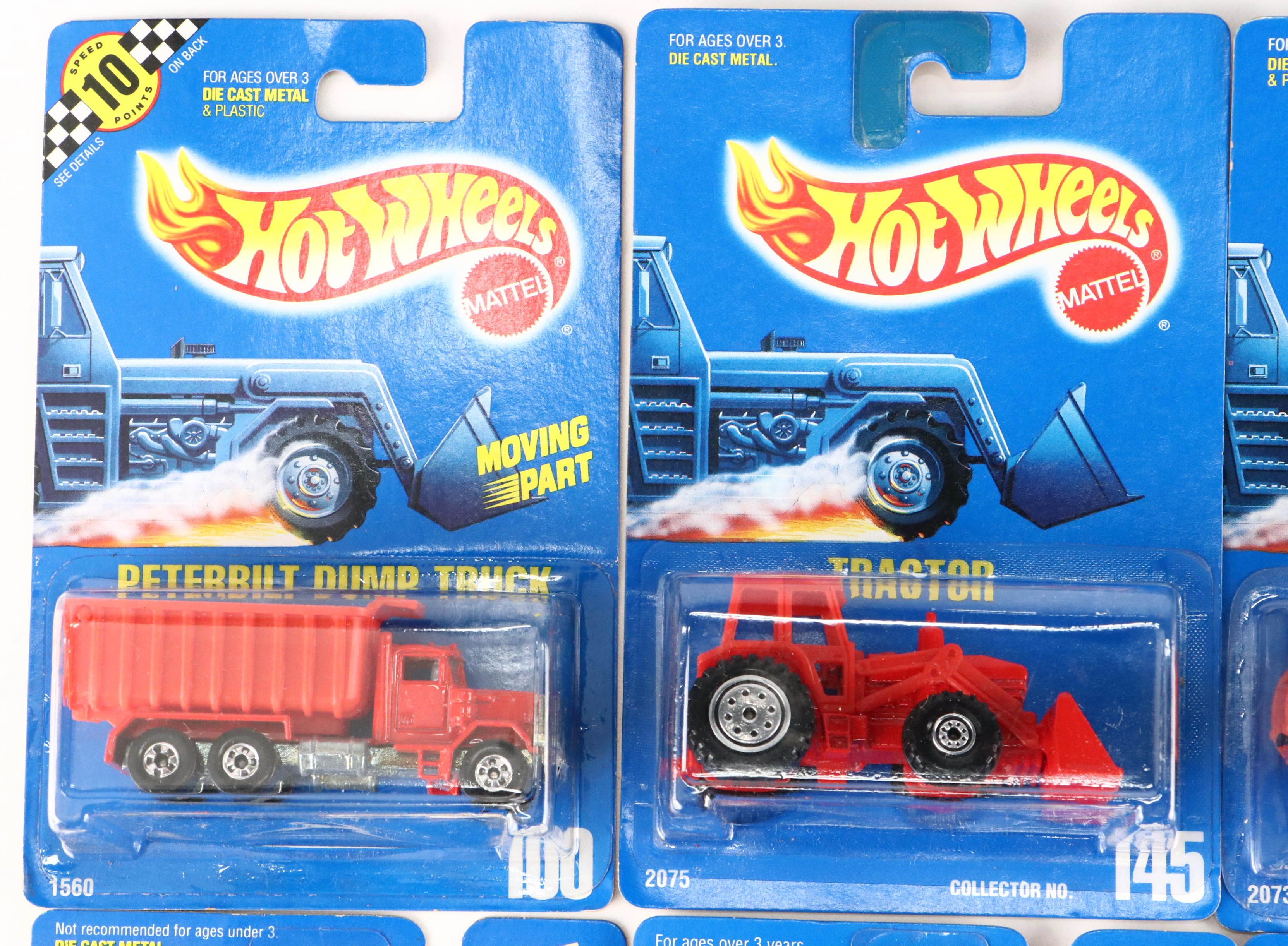 Hot Wheels "Peterbilt Dump Truck," "Hummer" and More Toy Cars, 1990–1991