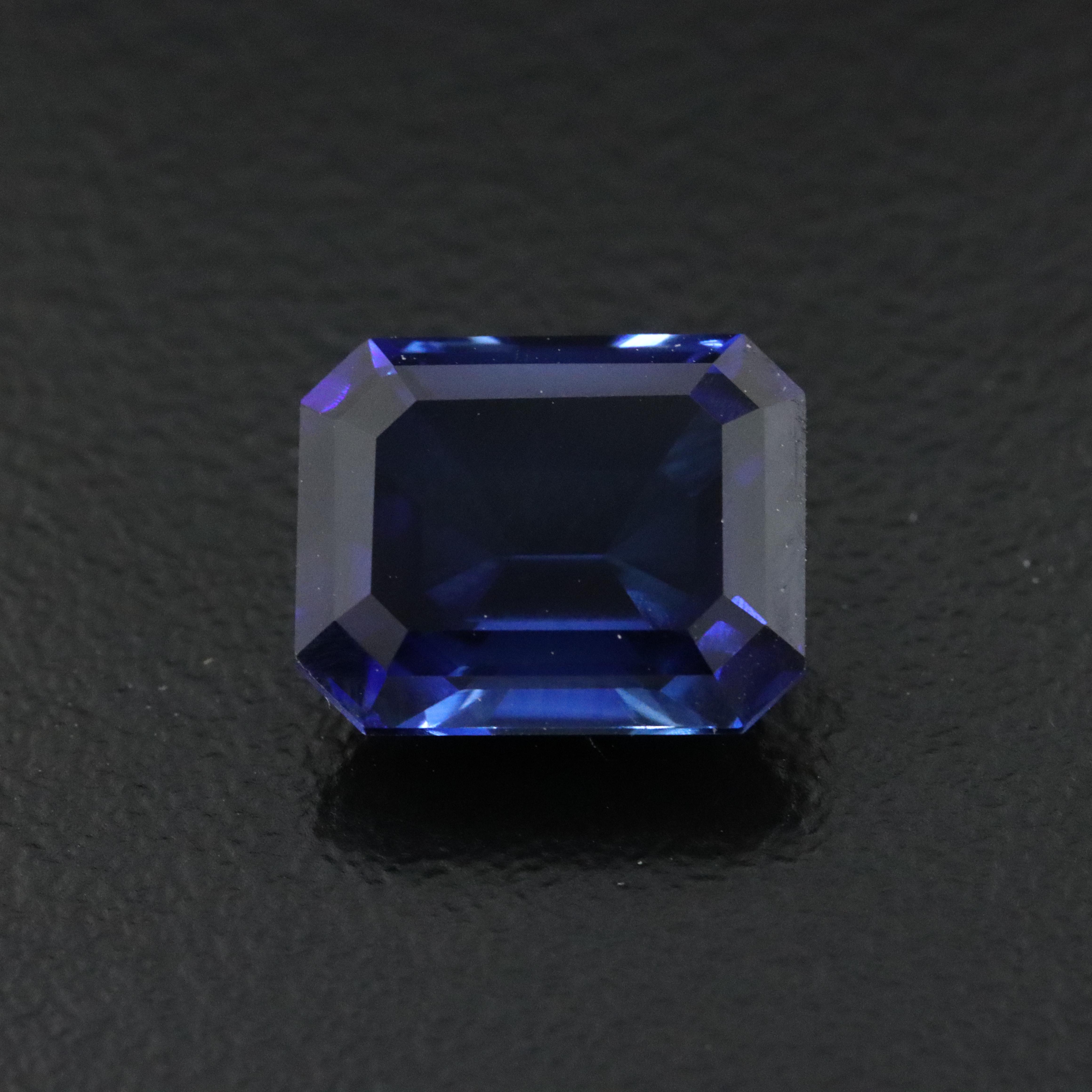 Loose 6.48 CT Lab Grown Sapphire
