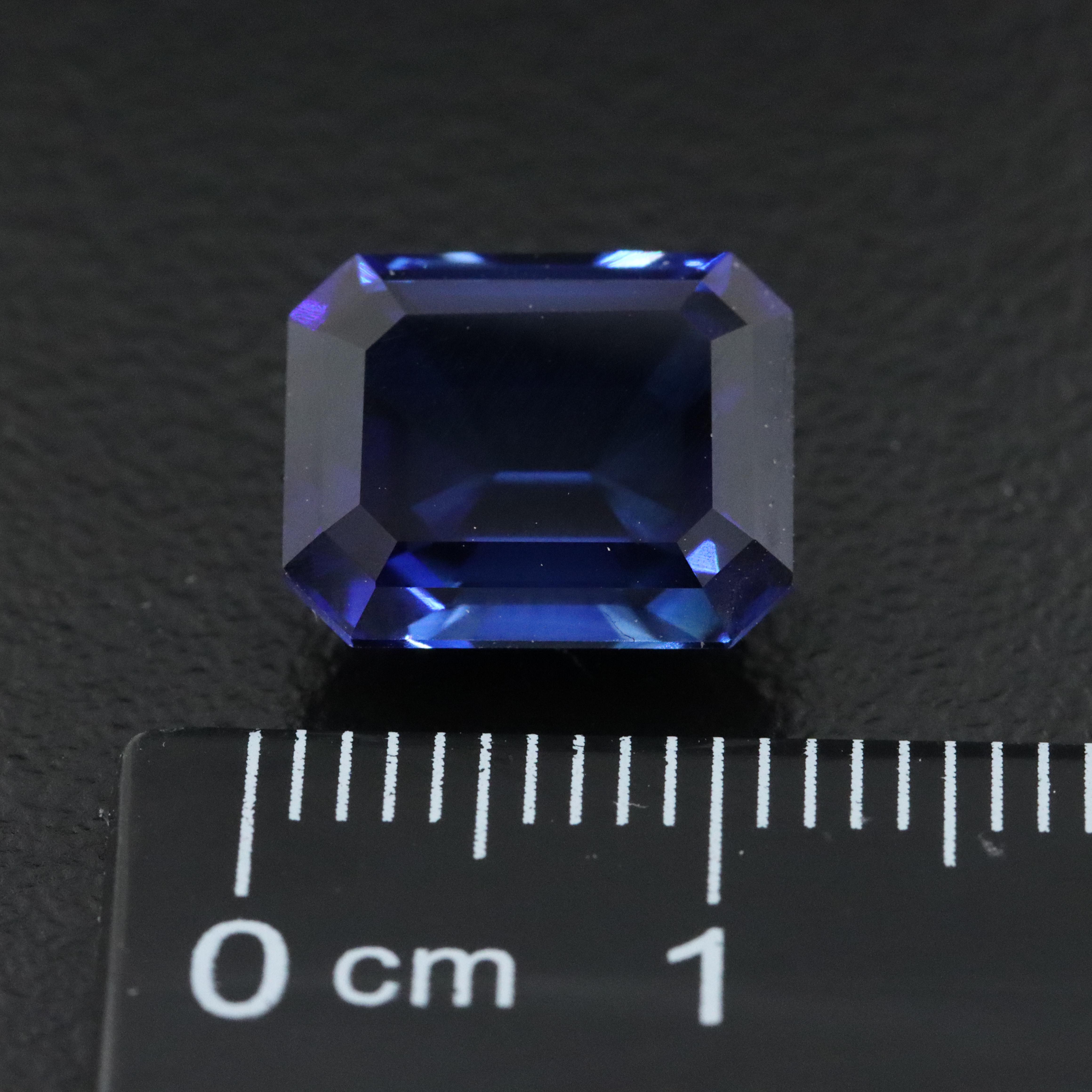 Loose 6.48 CT Lab Grown Sapphire