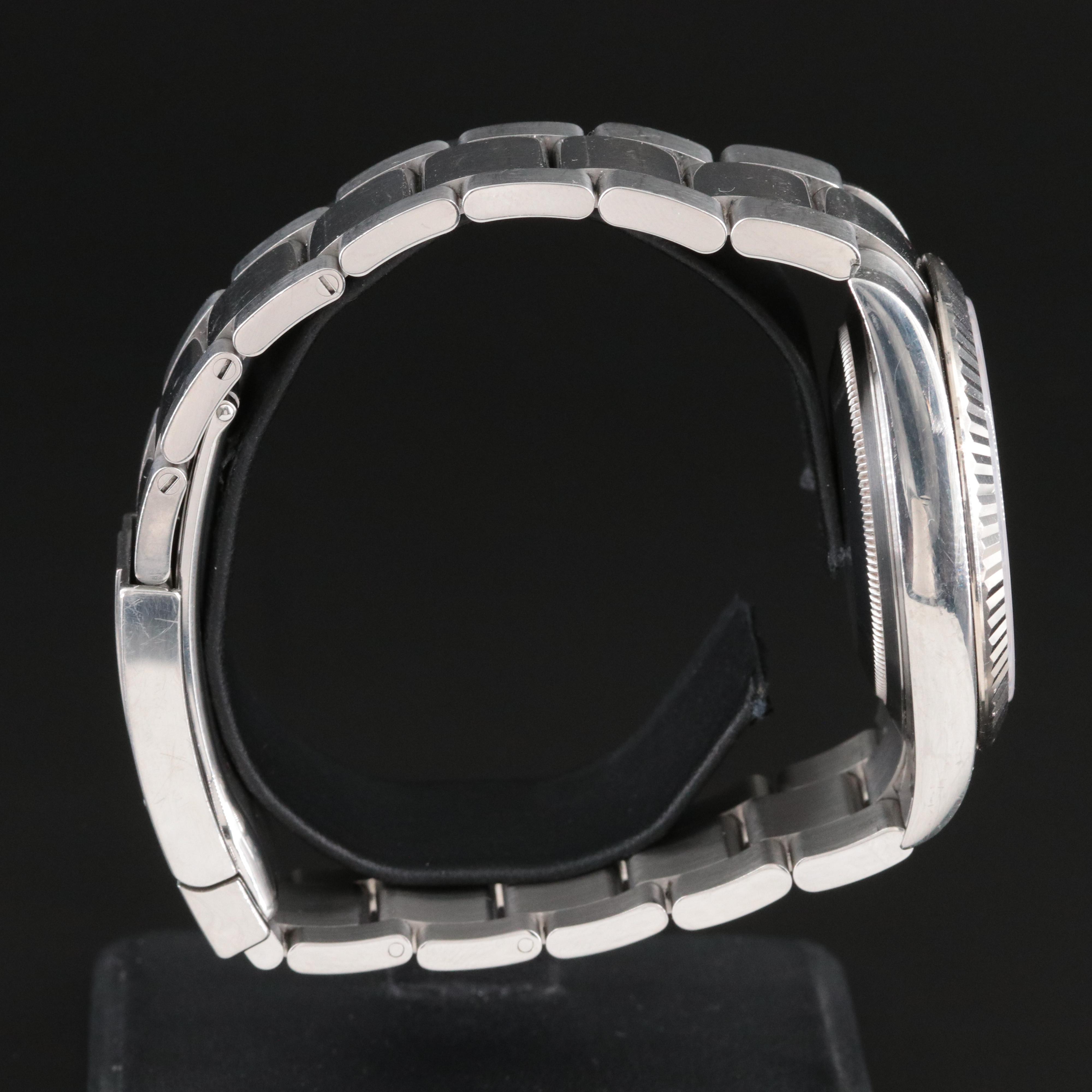 Rolex Datejust 41 Blue Dial Oystersteel and White Gold 126334 Watch