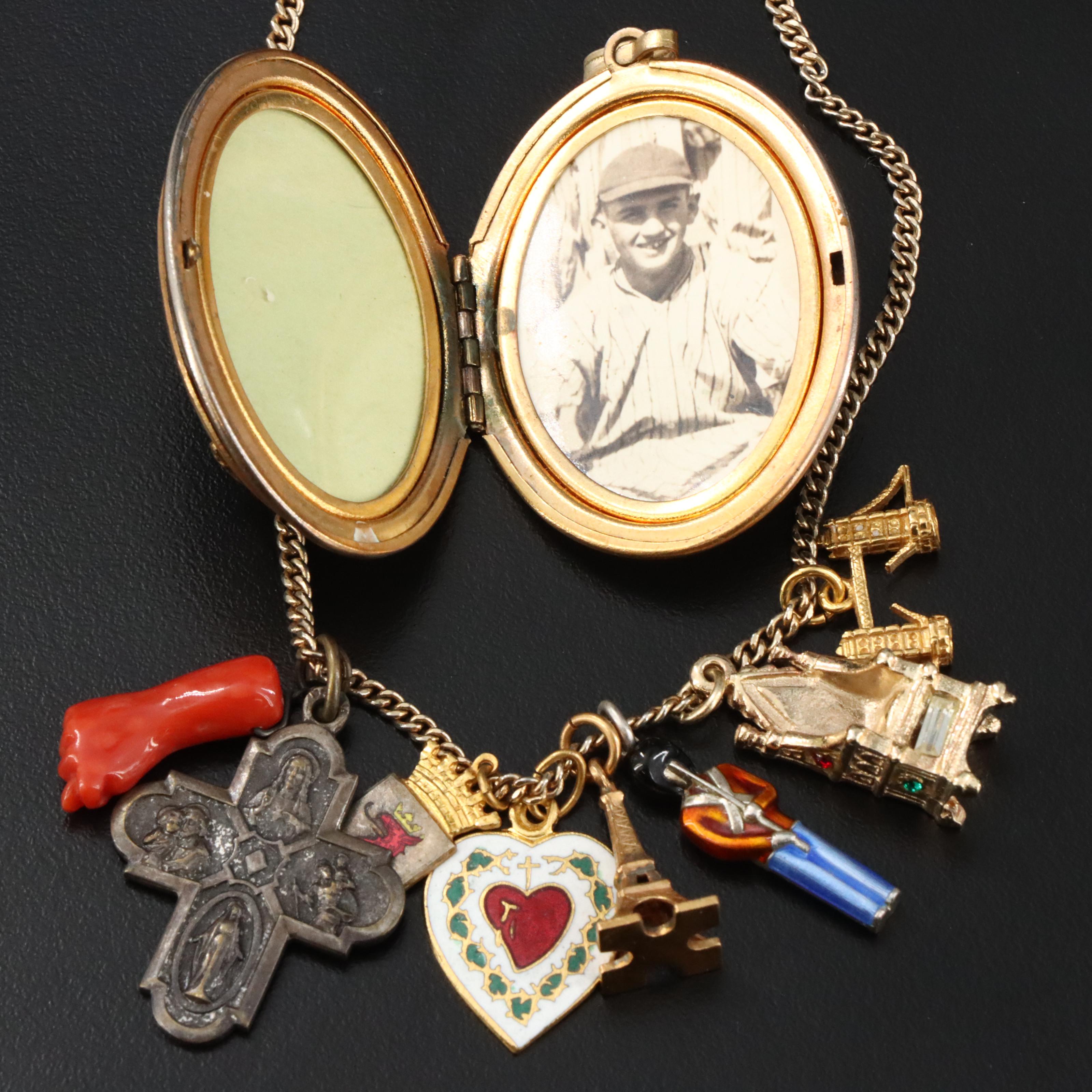 Assorted Jewelry Lot Including Agate, Bloodstone and Rose Quartz