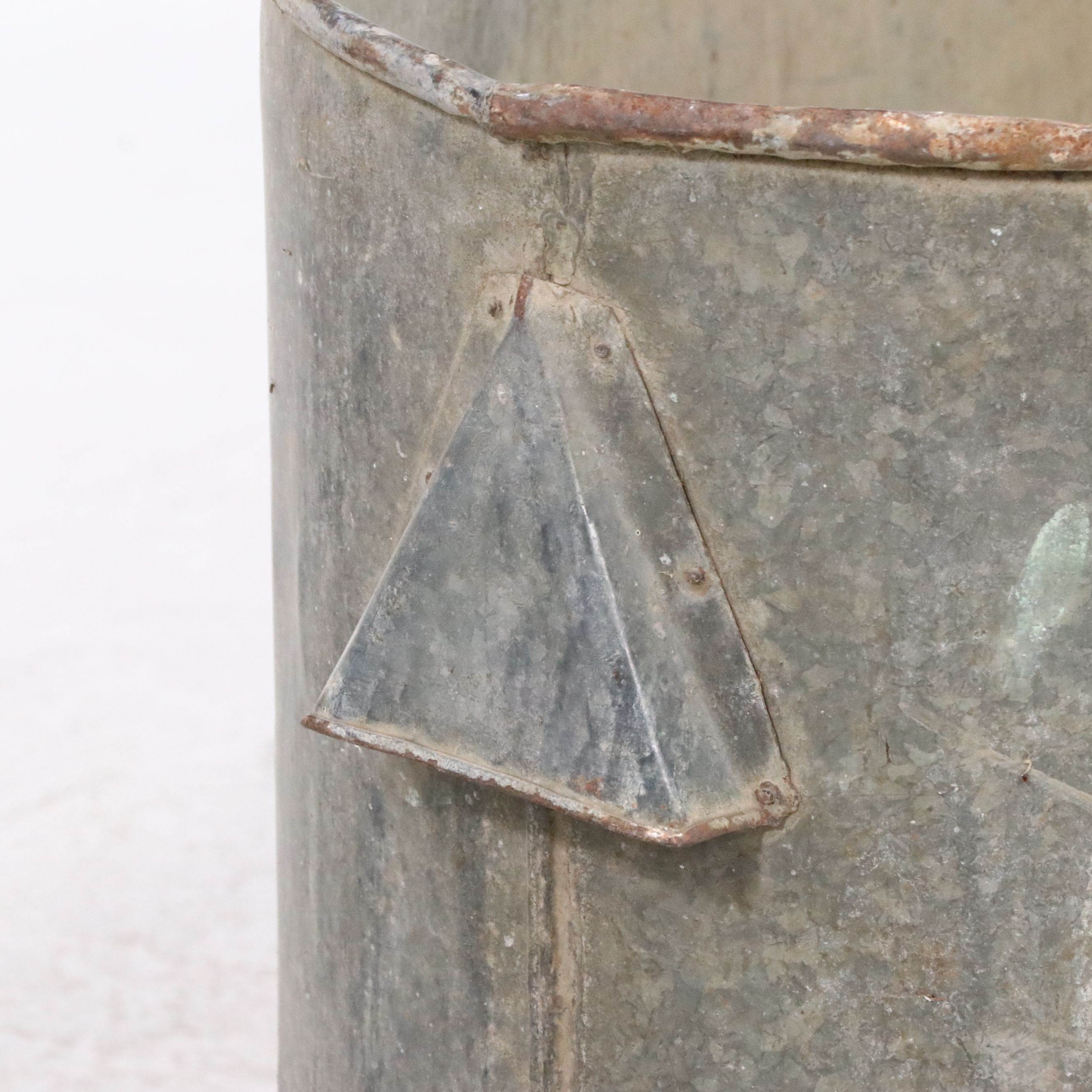 Galvanized Tin Bath, Late 19th/Early 20th Century