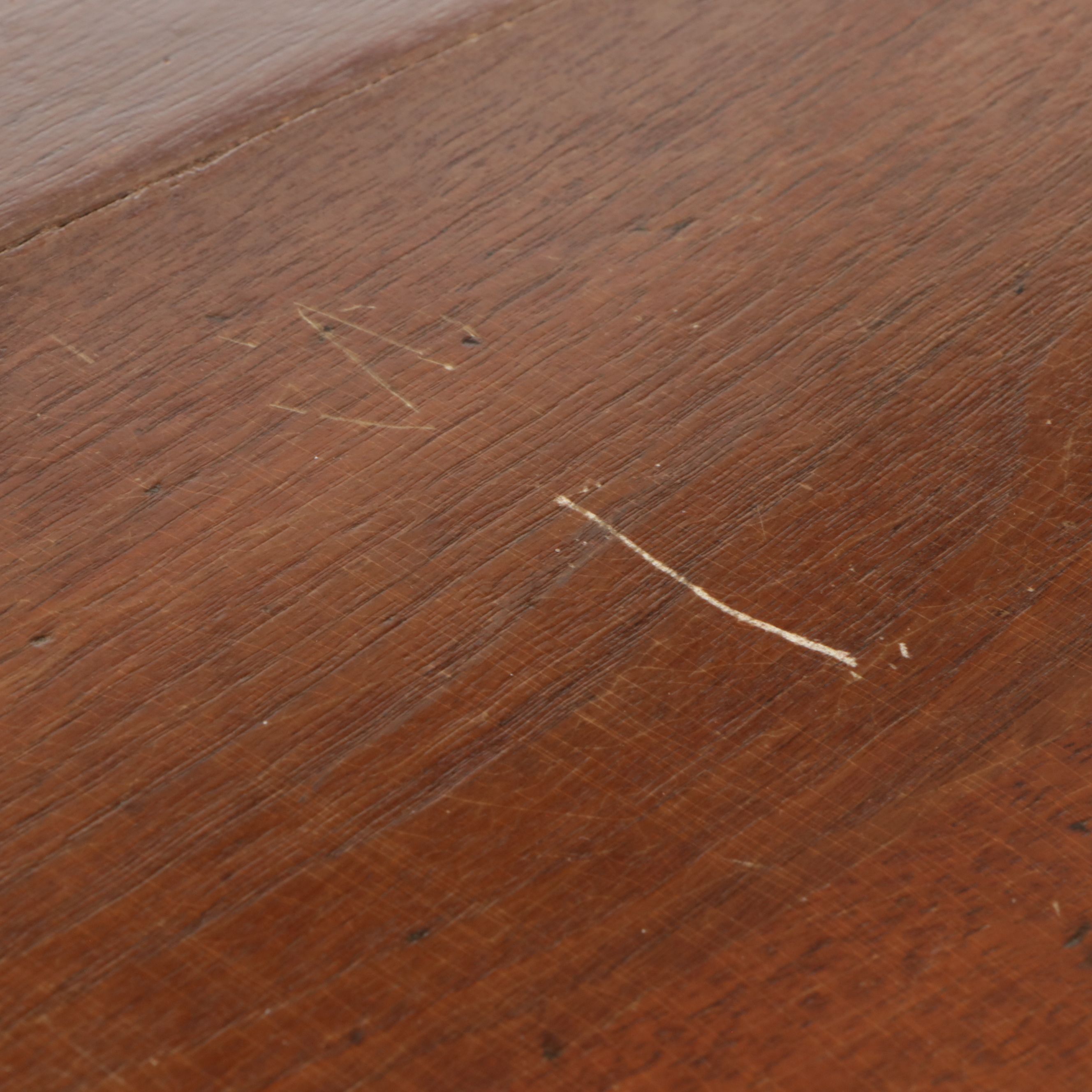 Sheraton Style Two Tier Clerks Desk with Queen Anne Style Mahogany Armchair