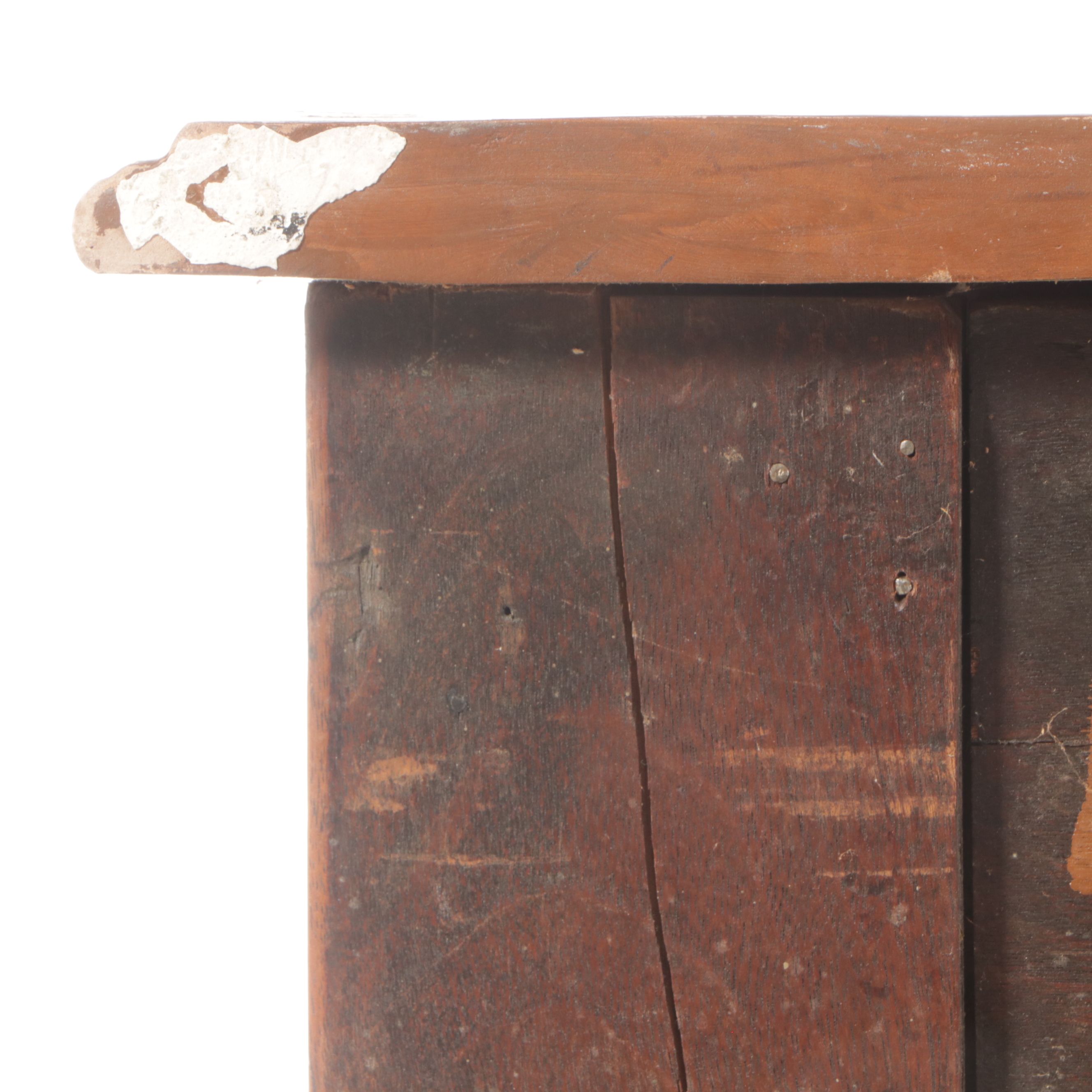 Sheraton Style Two Tier Clerks Desk with Queen Anne Style Mahogany Armchair