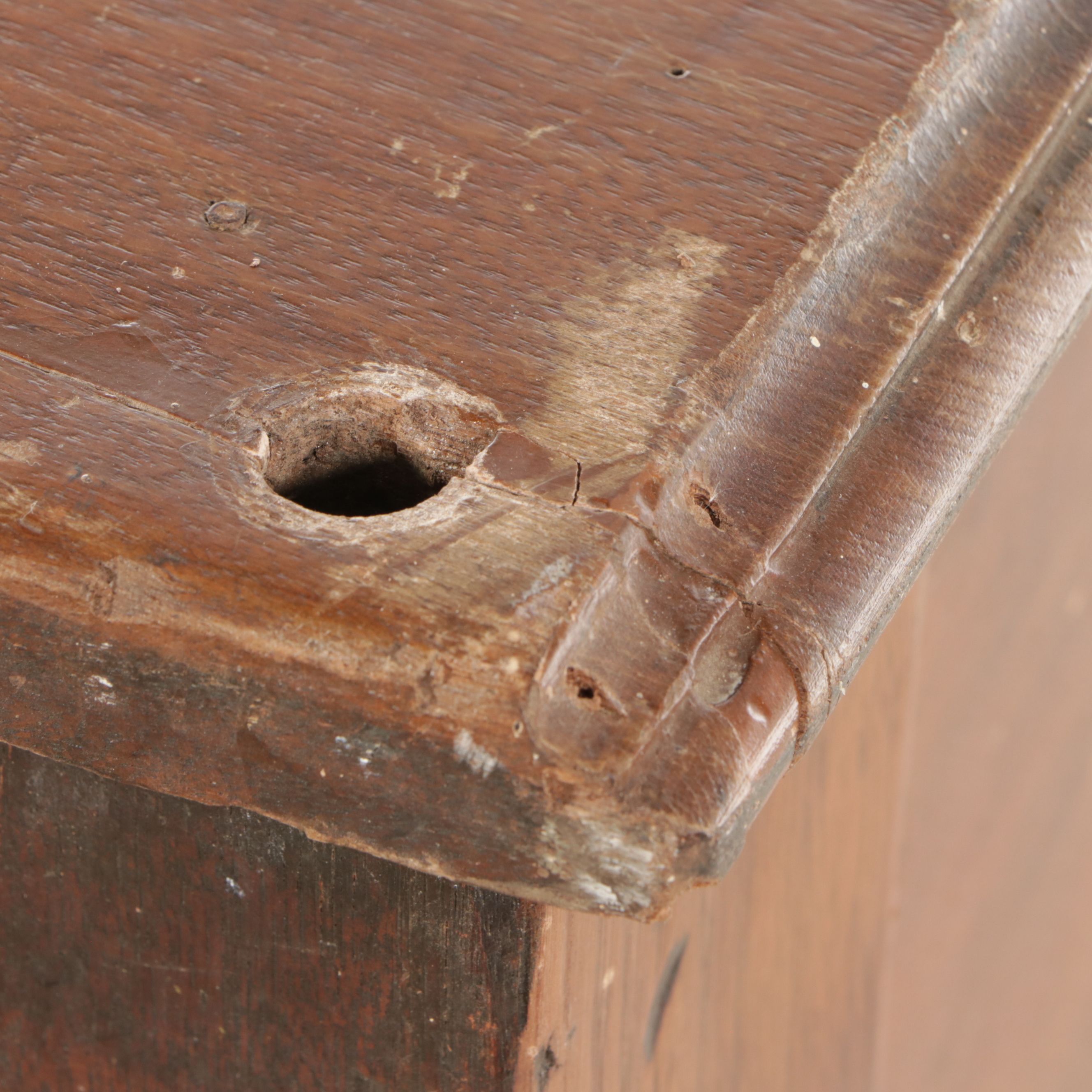 Sheraton Style Two Tier Clerks Desk with Queen Anne Style Mahogany Armchair