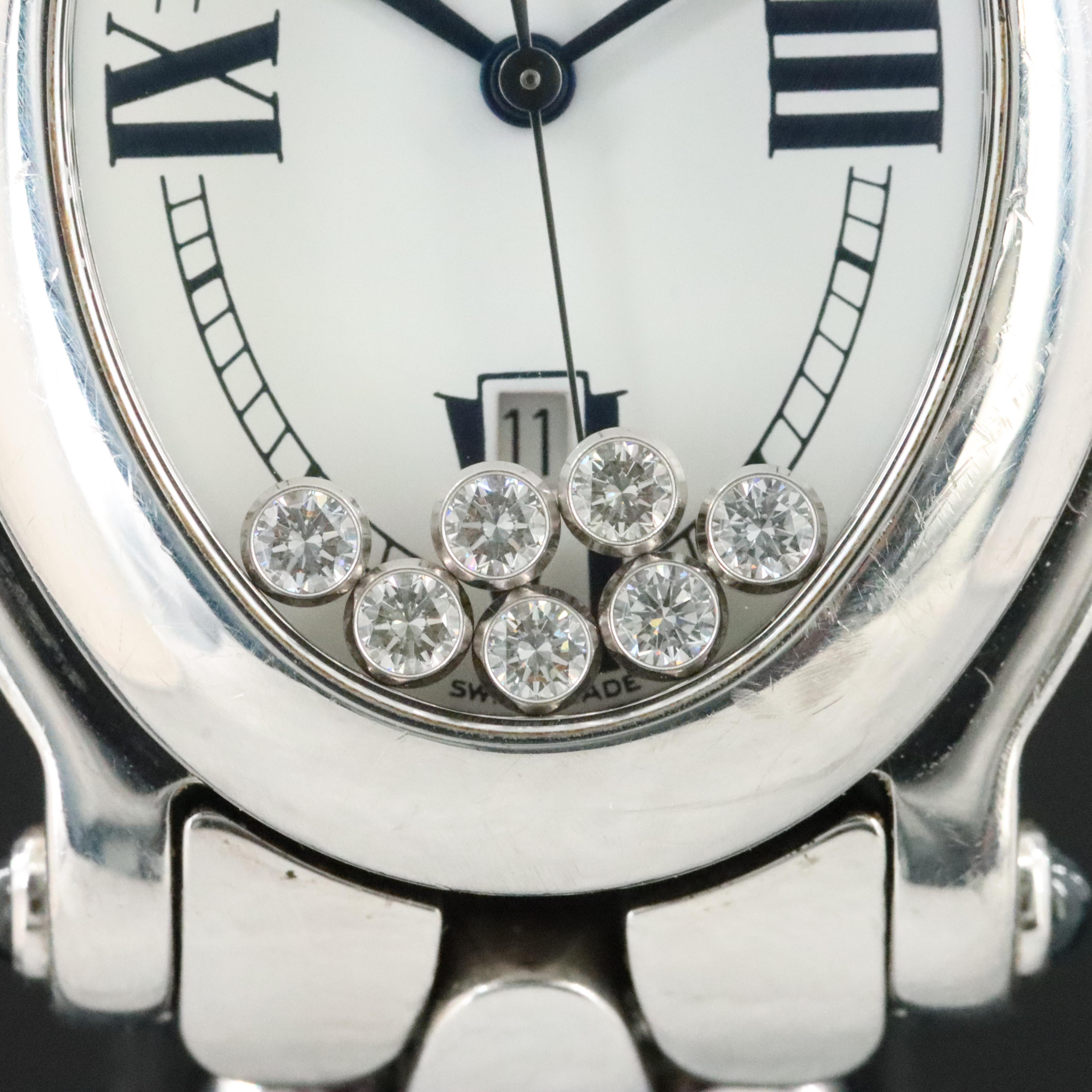 Chopard Happy Sport Oval Floating Diamonds 27/8418-23 Watch