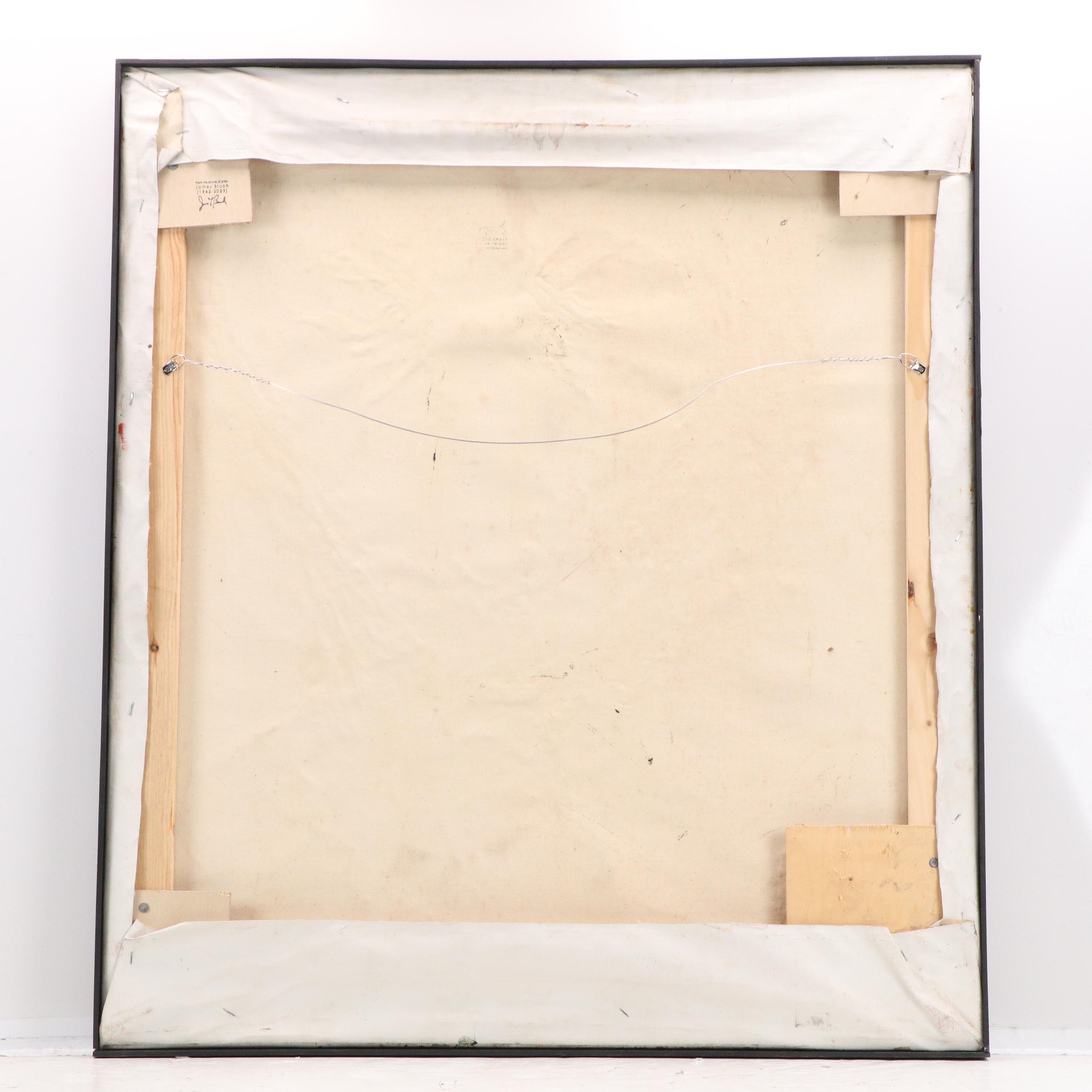 James Bruch Expressionist Oil Painting of Passion Scene