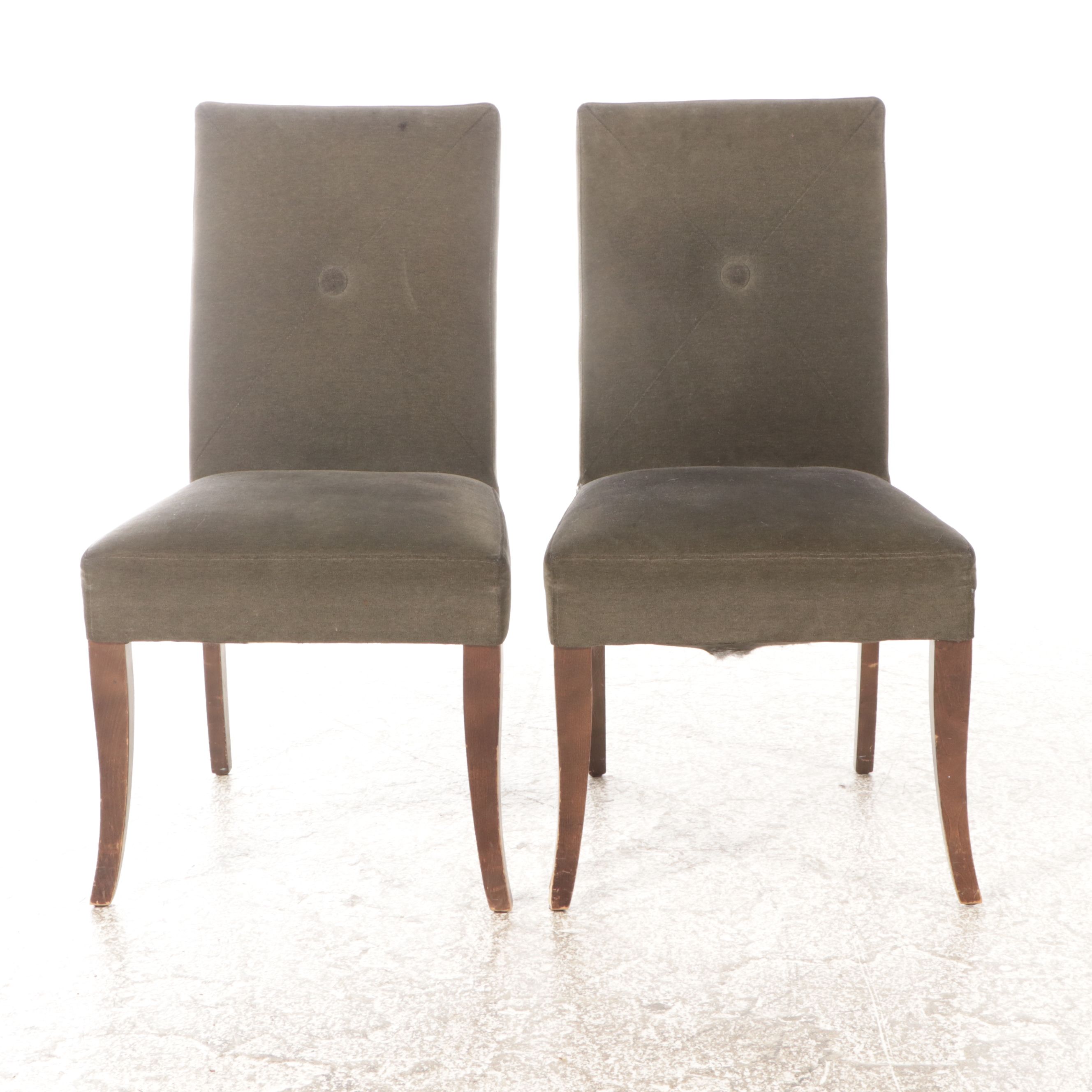Set of Four Arhaus Furniture Upholstered Side Chairs