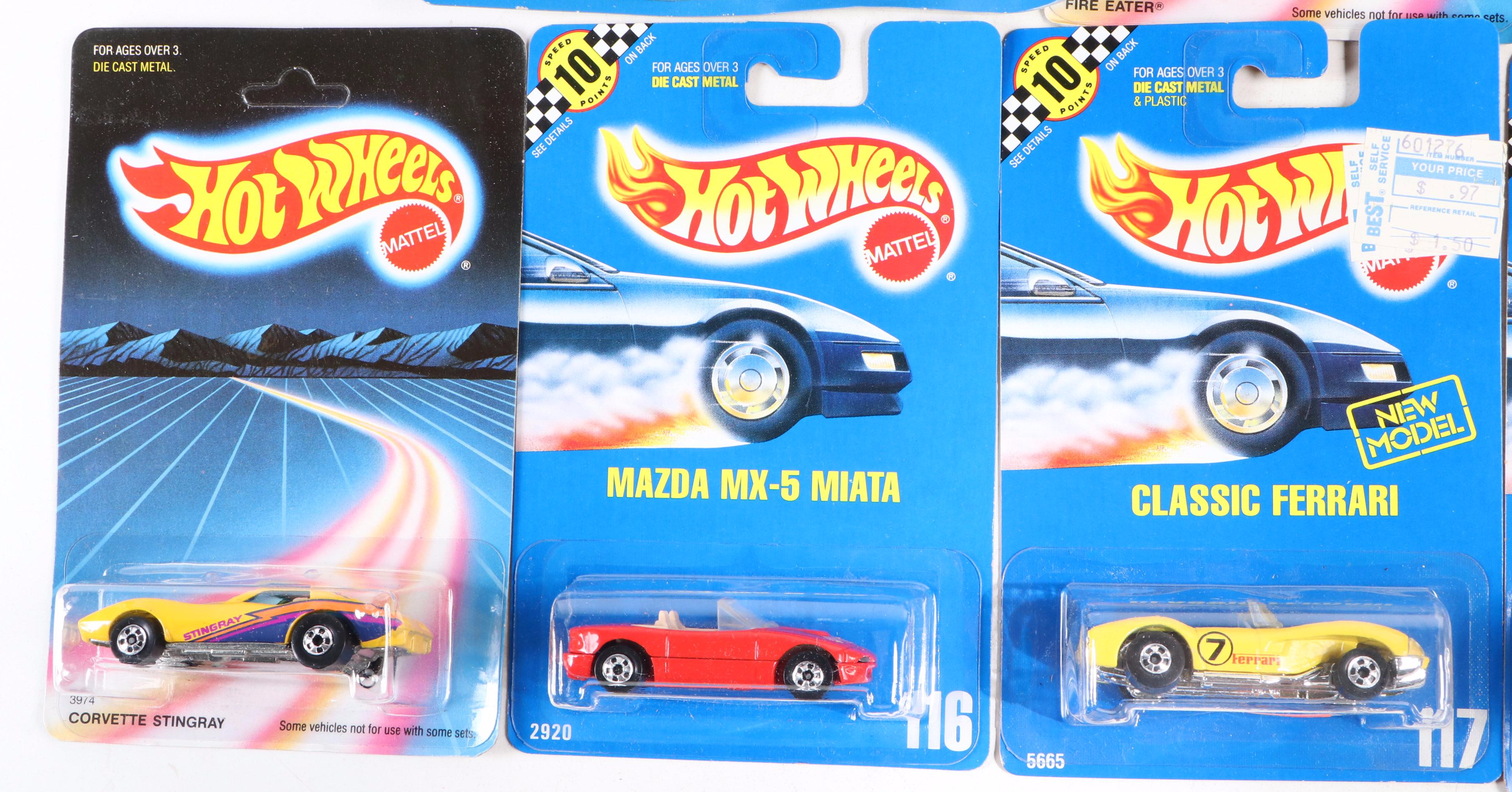 Hot Wheels "Camaro," "City Mini Market" and More Toy Cars, 1987–1991