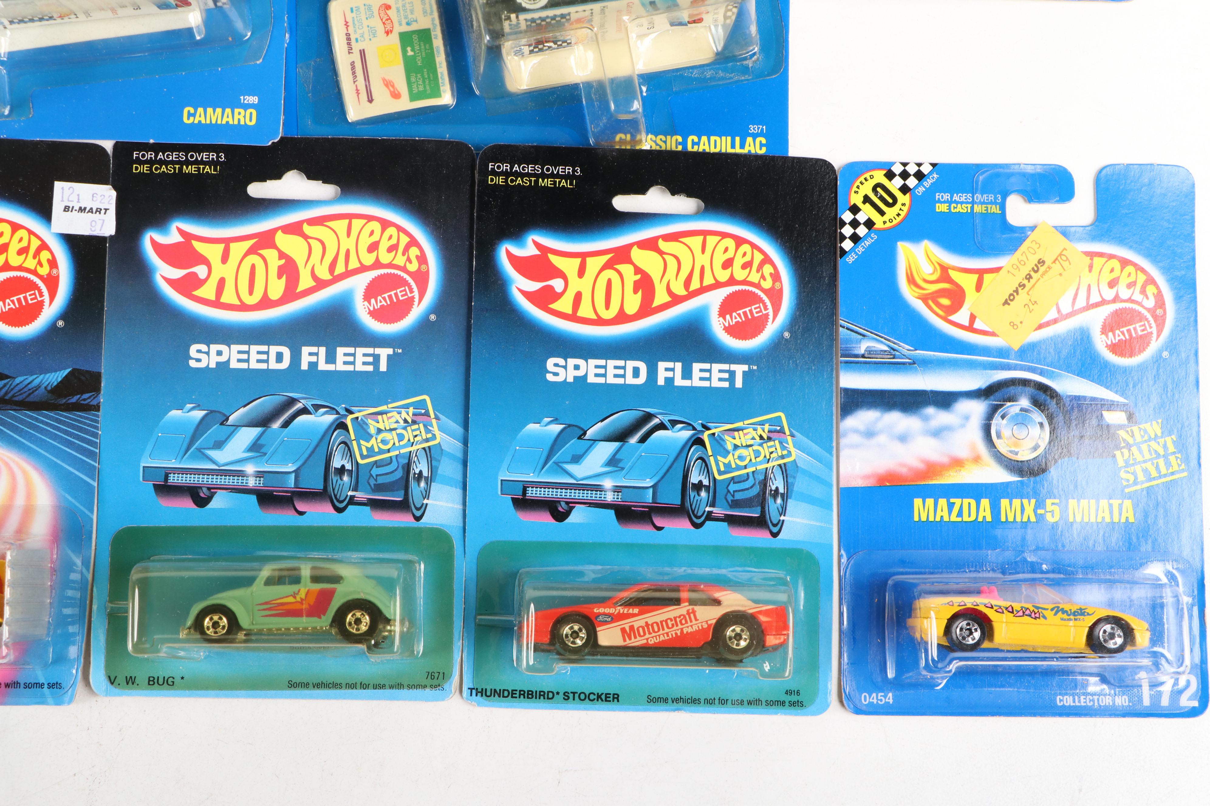Hot Wheels "Camaro," "City Mini Market" and More Toy Cars, 1987–1991