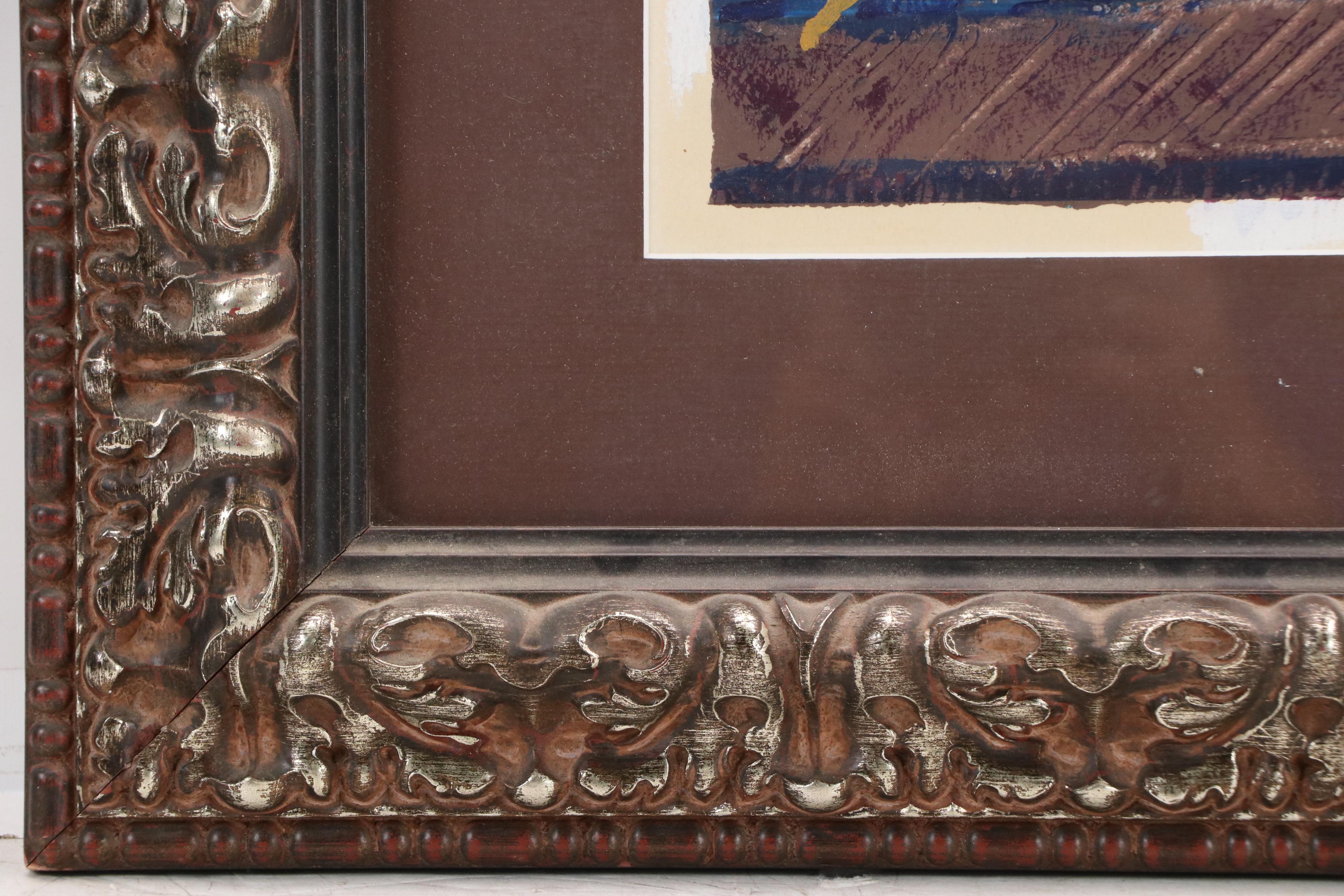 John Brzostoski Expressionist Still Life Acrylic Painting, 1999