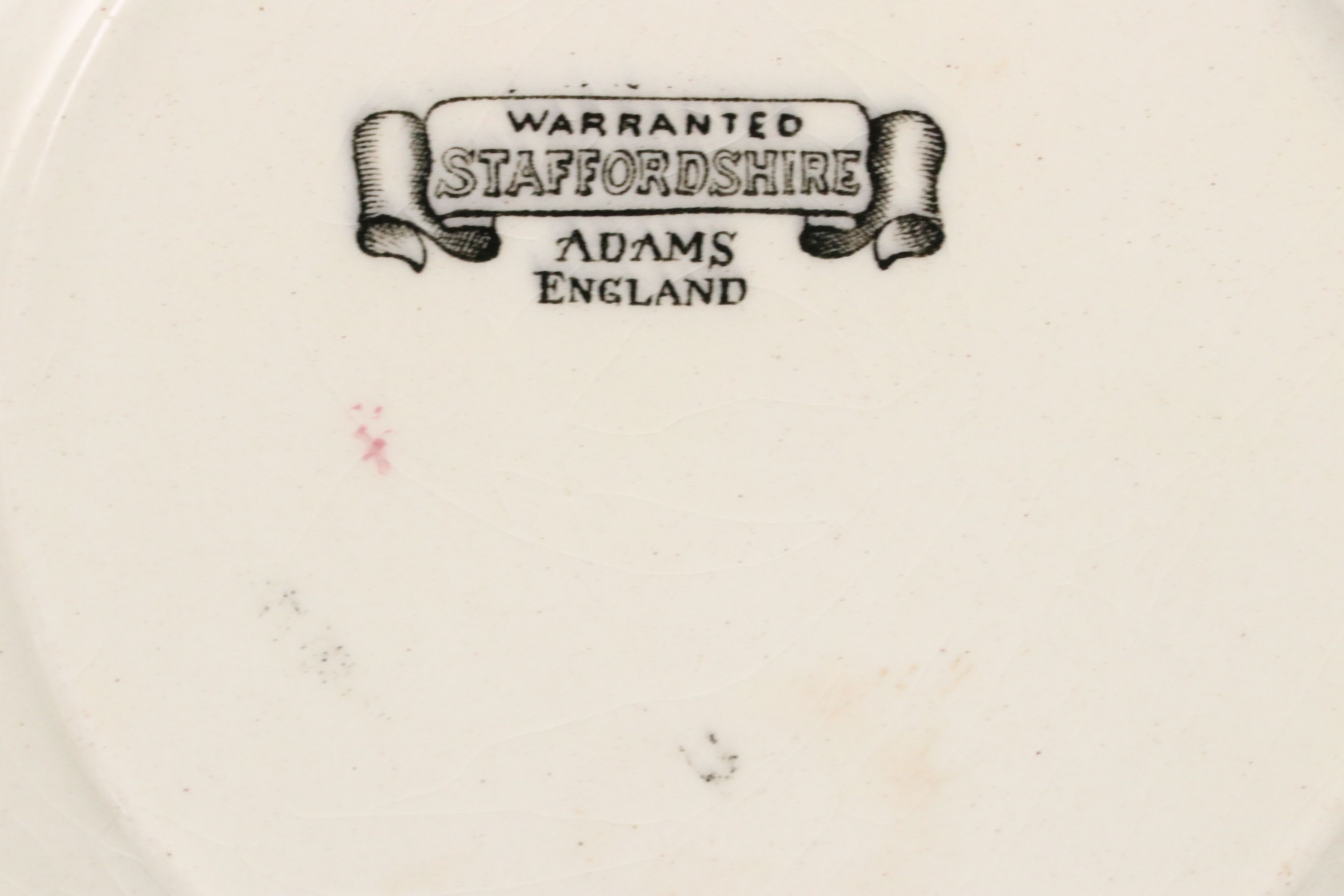 Adams and Other English Farmer's Toast Tableware with Quimper Faïence Plates