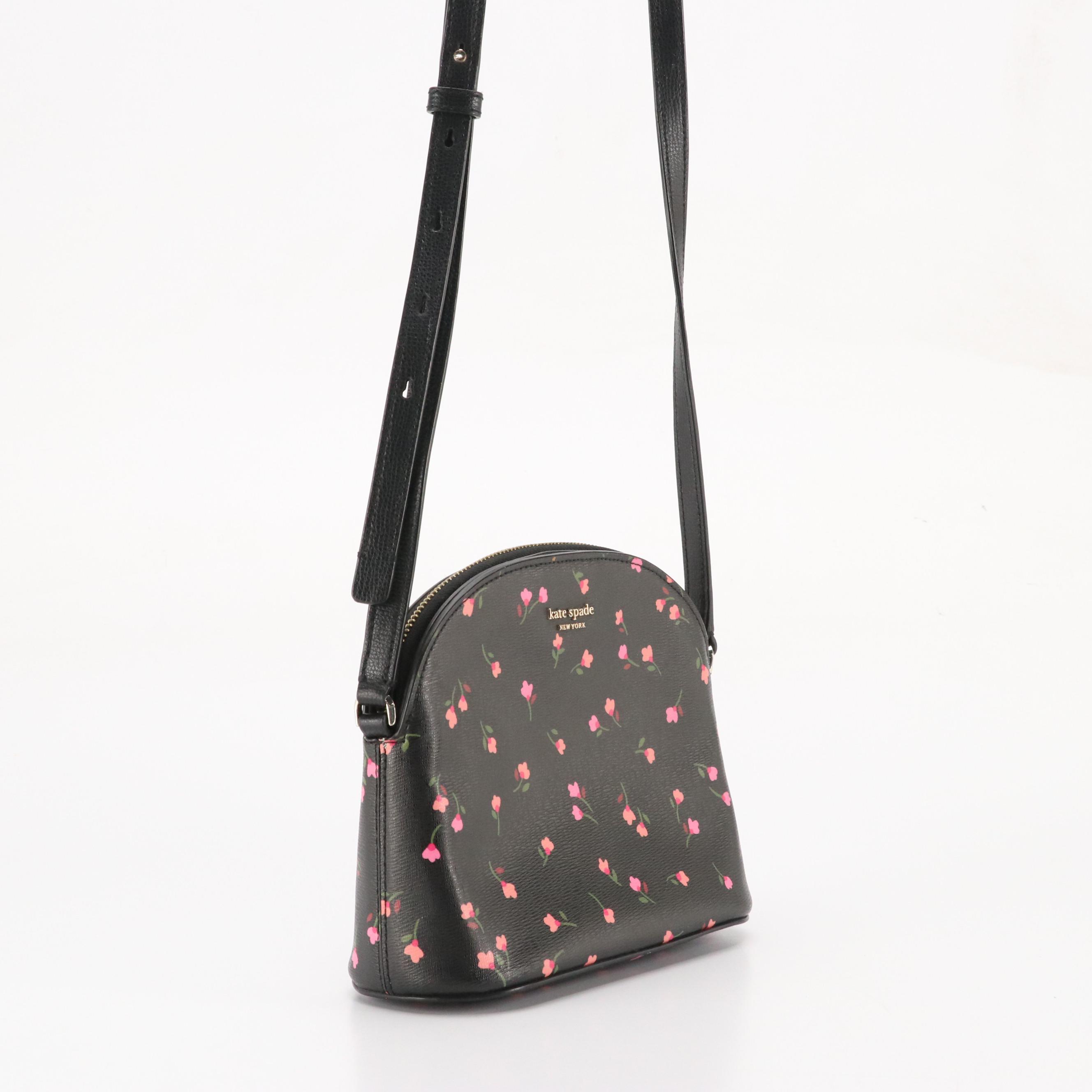 Kate Spade Sylvia Meadow Dome Crossbody, Striped Zippy Wallet and Compact Wallet