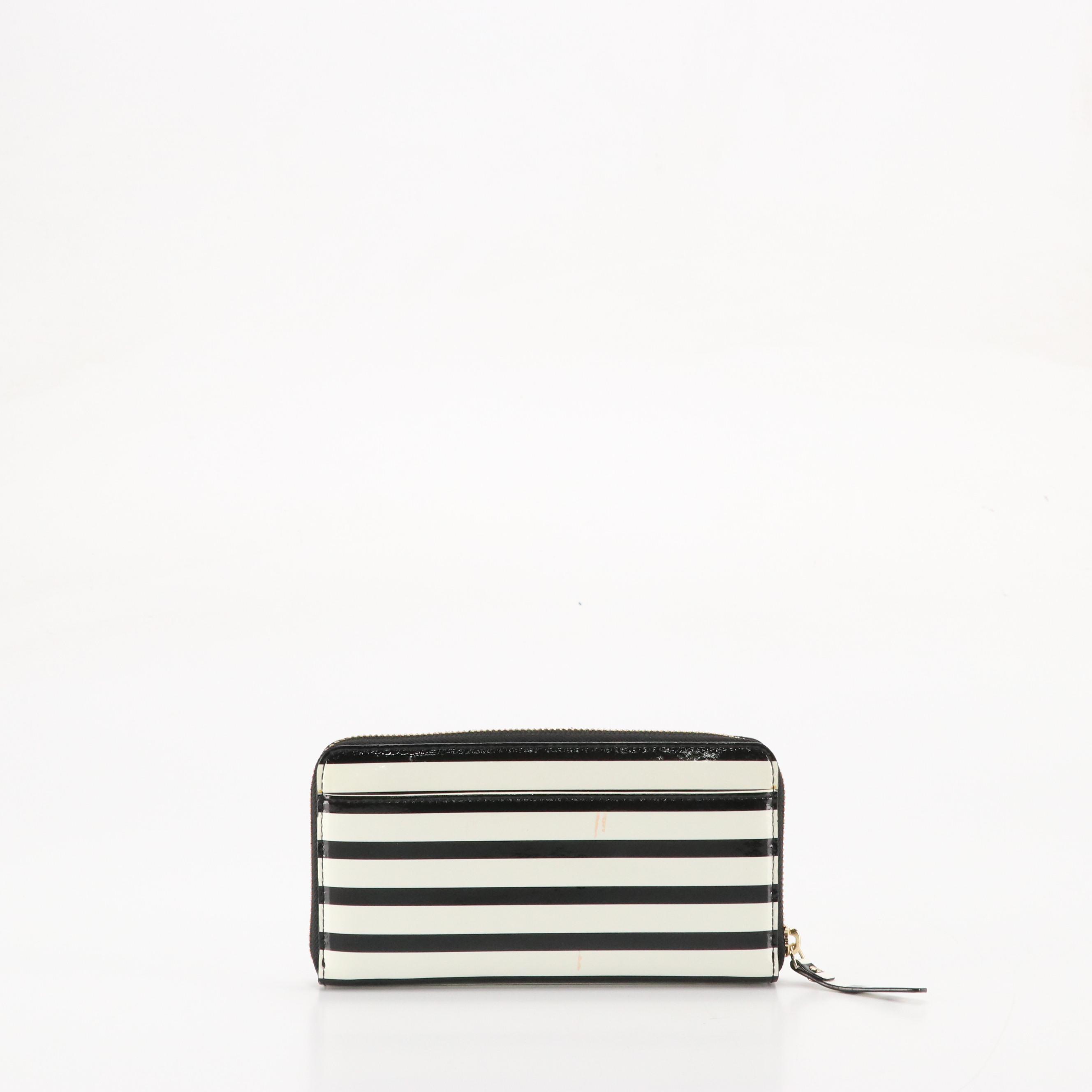 Kate Spade Sylvia Meadow Dome Crossbody, Striped Zippy Wallet and Compact Wallet