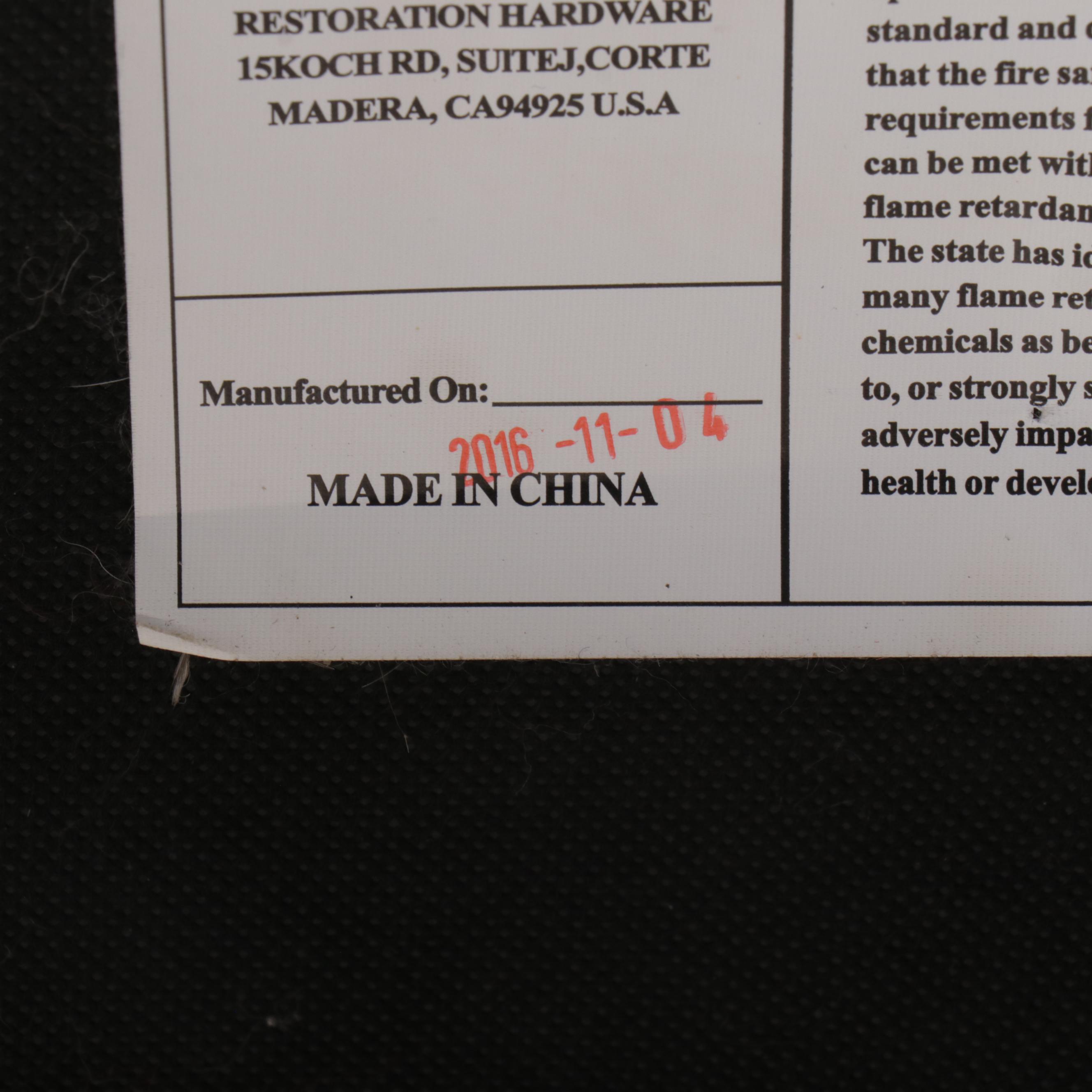 Contemporary Brown Leather Loveseat