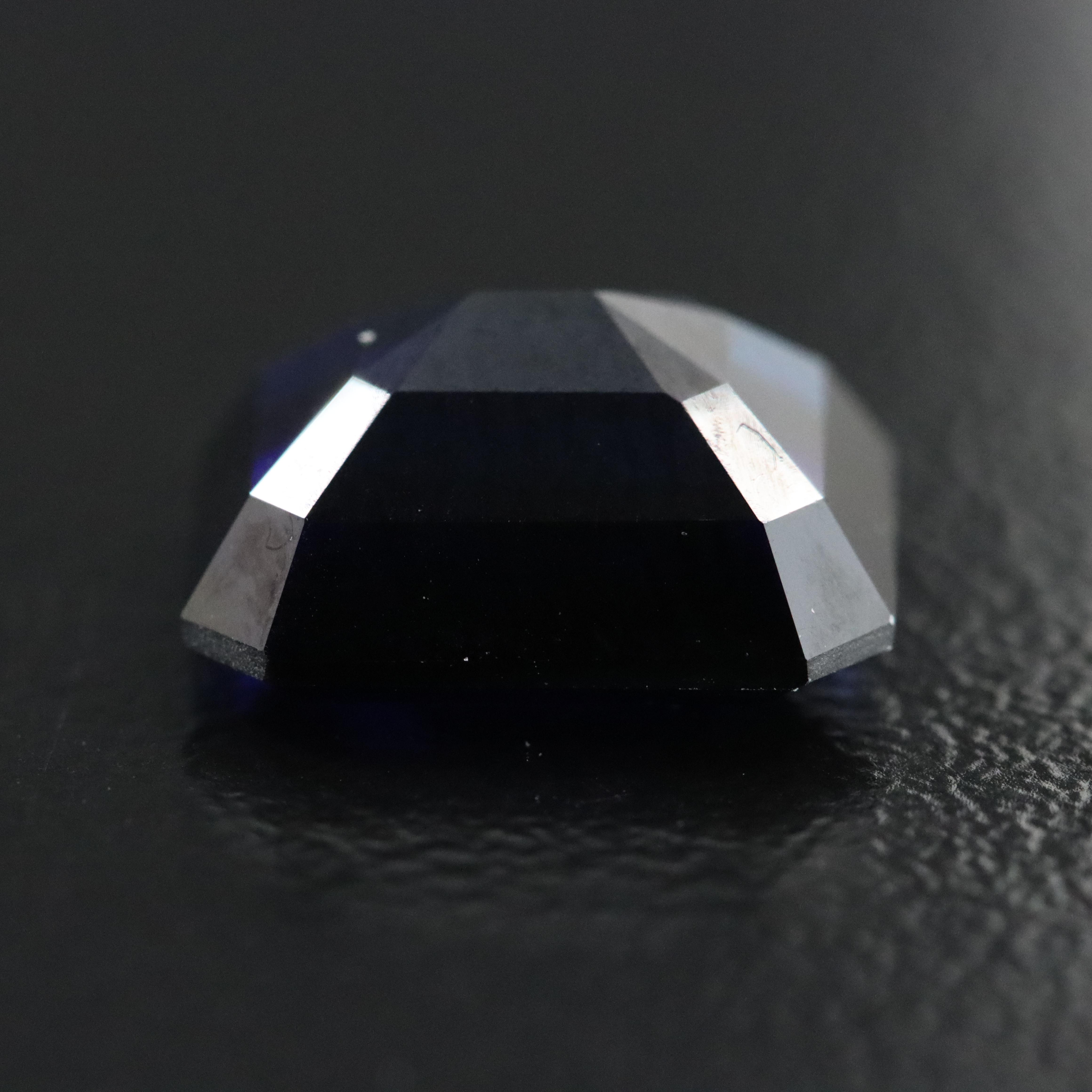 Loose 6.40 CT Lab Grown Sapphire