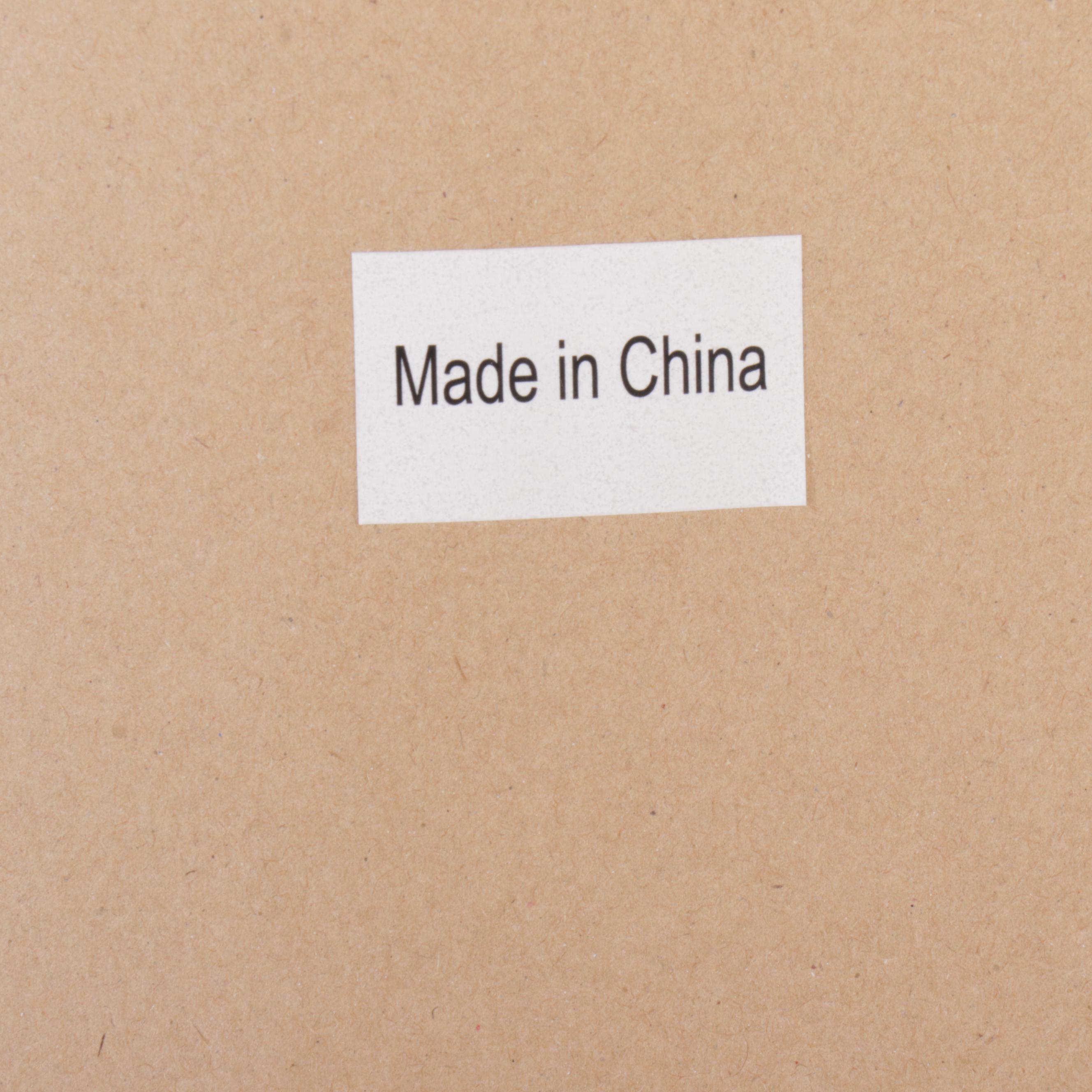 Contemporary Distressed Wooden Frame Full-Length Wall Mirror