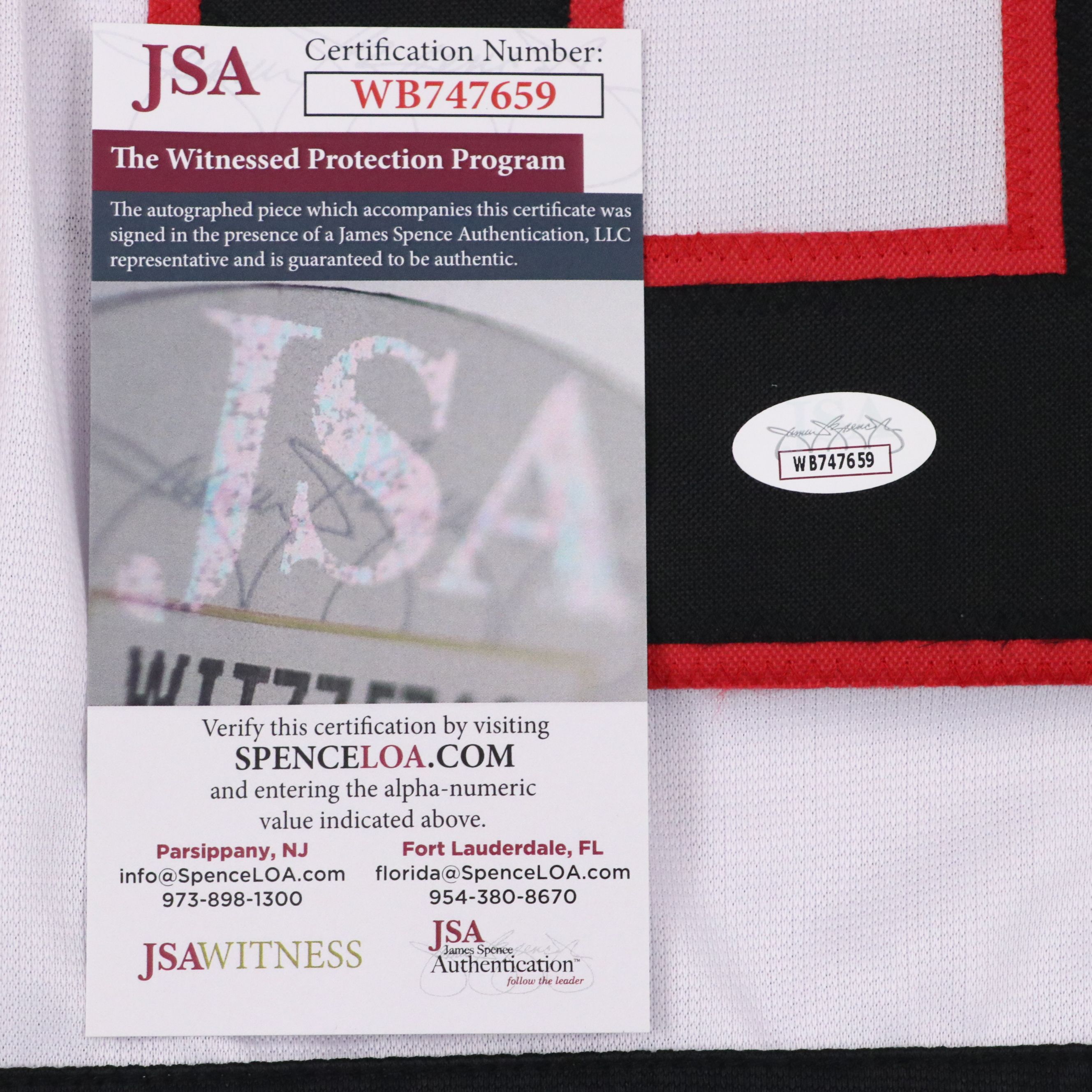 Chevy Chase Signed "Christmas Vacation: Clark Griswold" Hockey Jersey, JSA