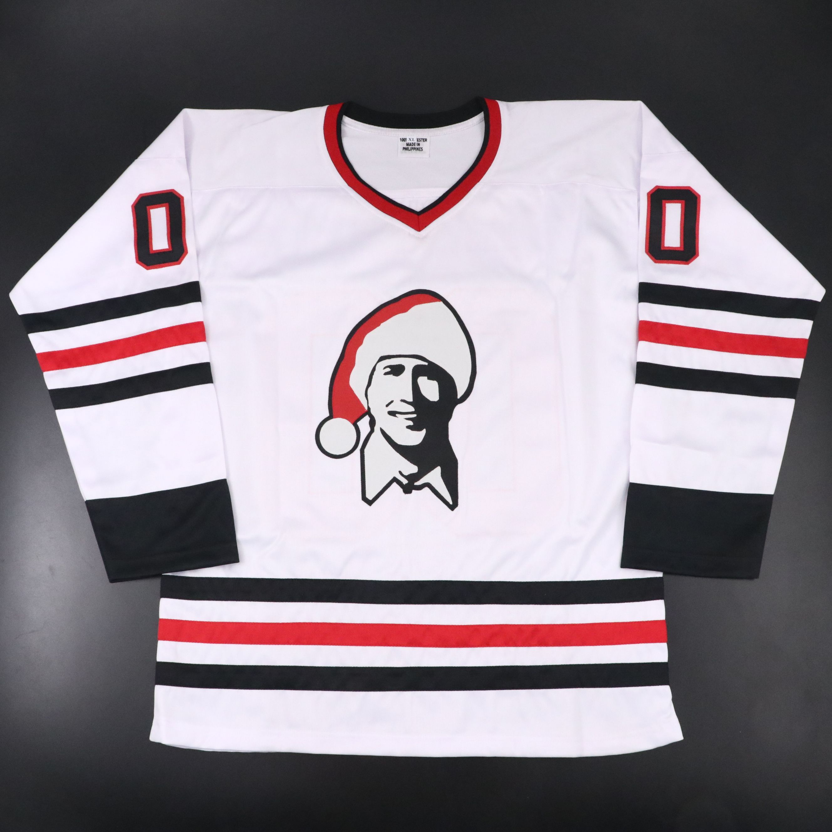 Chevy Chase Signed "Christmas Vacation: Clark Griswold" Hockey Jersey, JSA