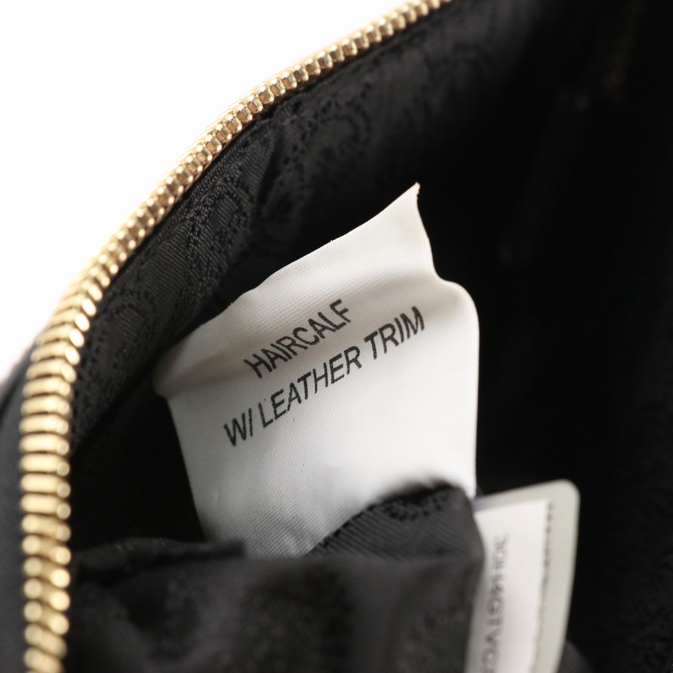 Michael Kors Jet Set Foldover Clutch Crossbody in Dyed Calf Hair/Leather