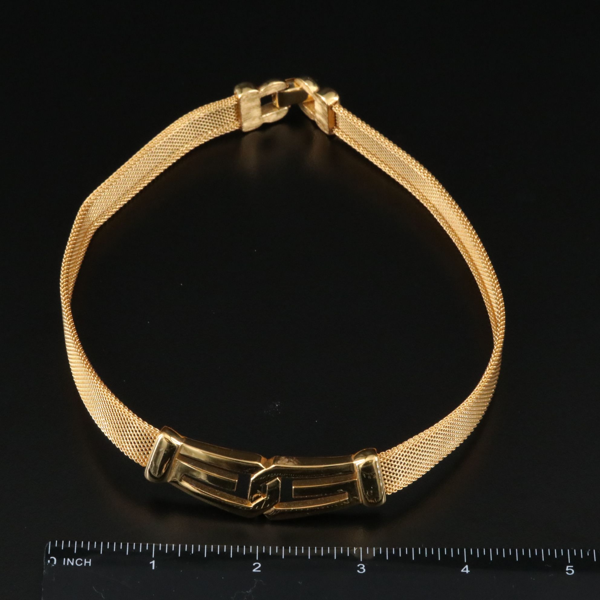 Givenchy Logo Mesh Necklace 1977