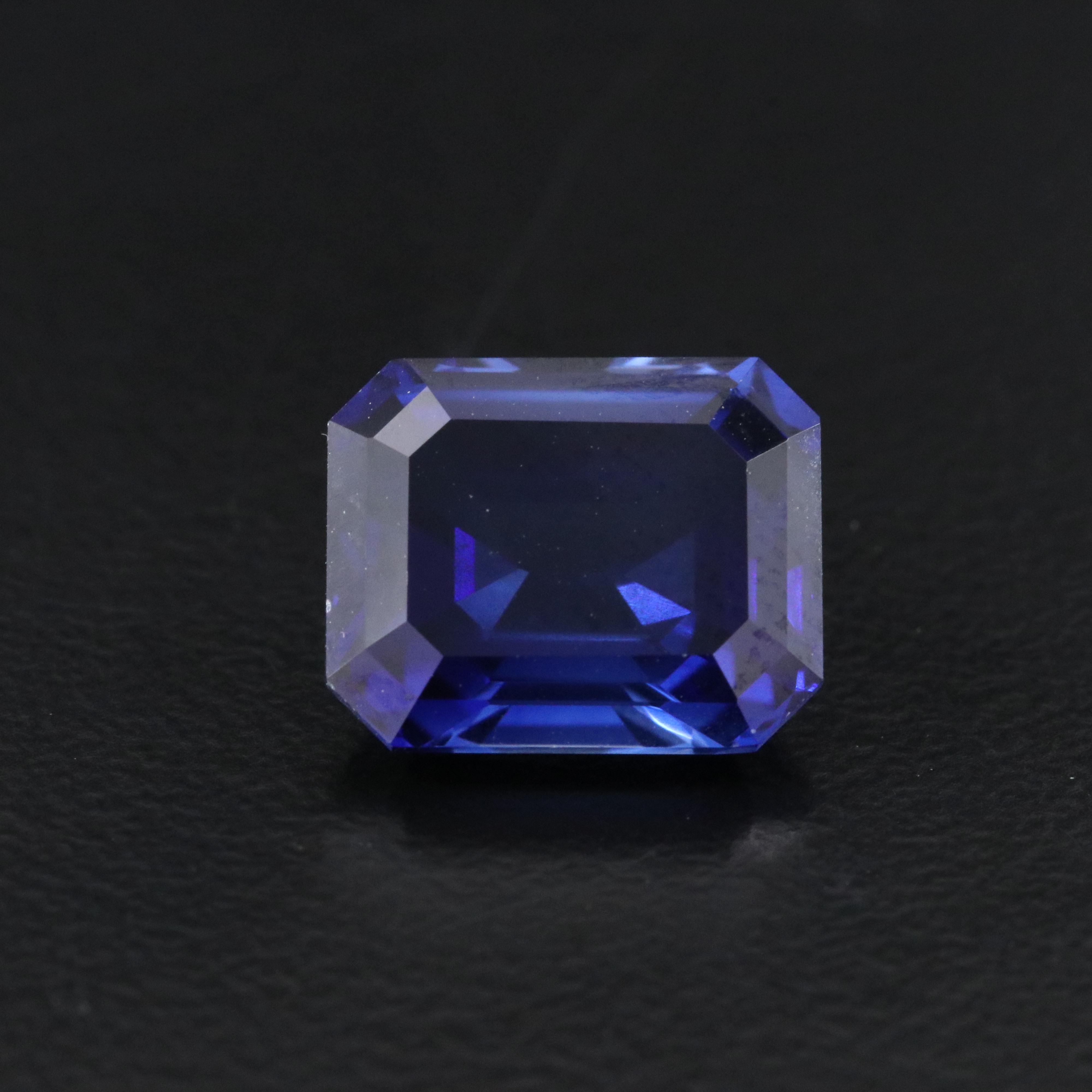 Loose 6.14 CT Lab Grown Sapphire
