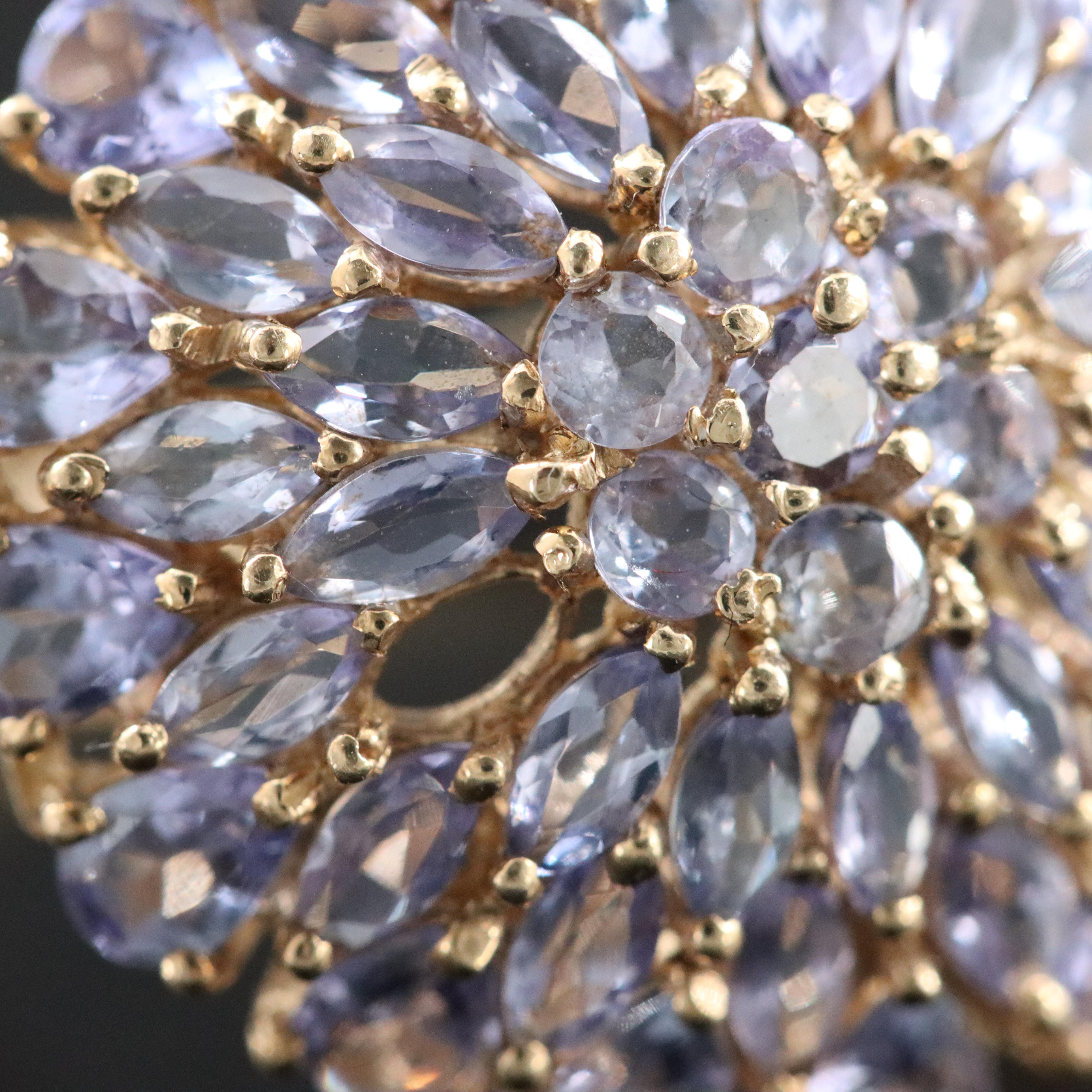 10K Amethyst Bombé Ring