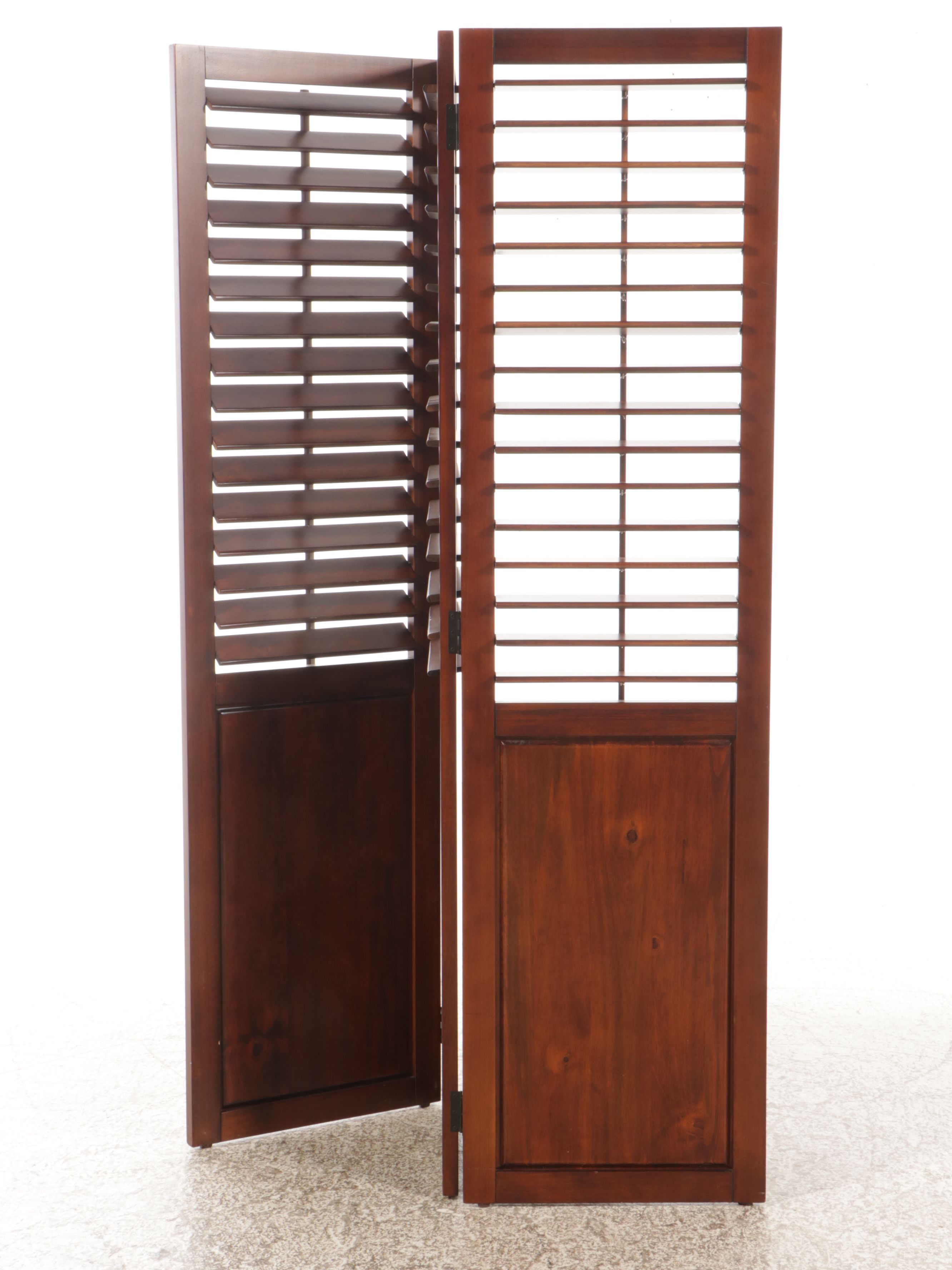 Wooden Shudder Style Screen