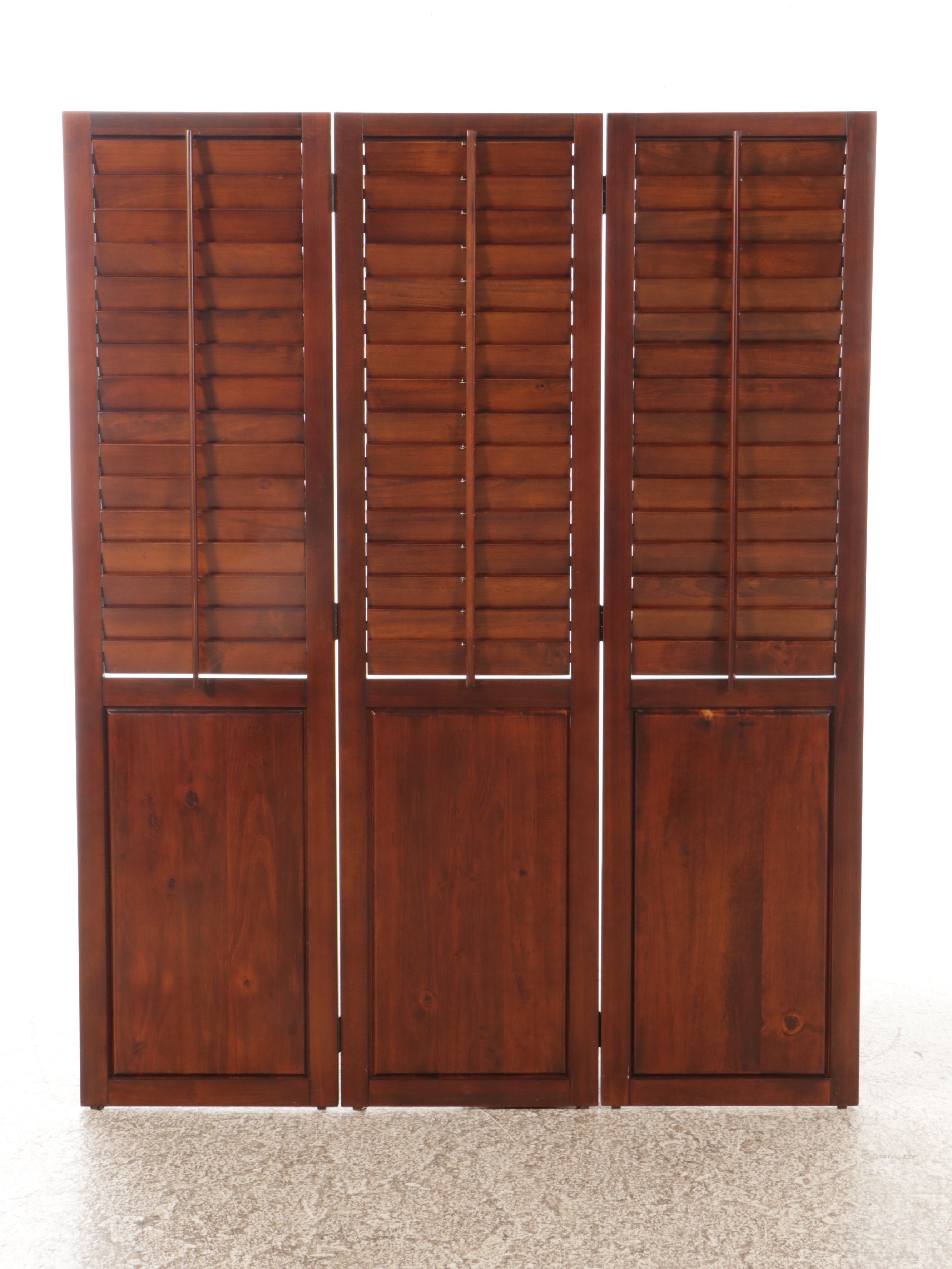 Wooden Shudder Style Screen