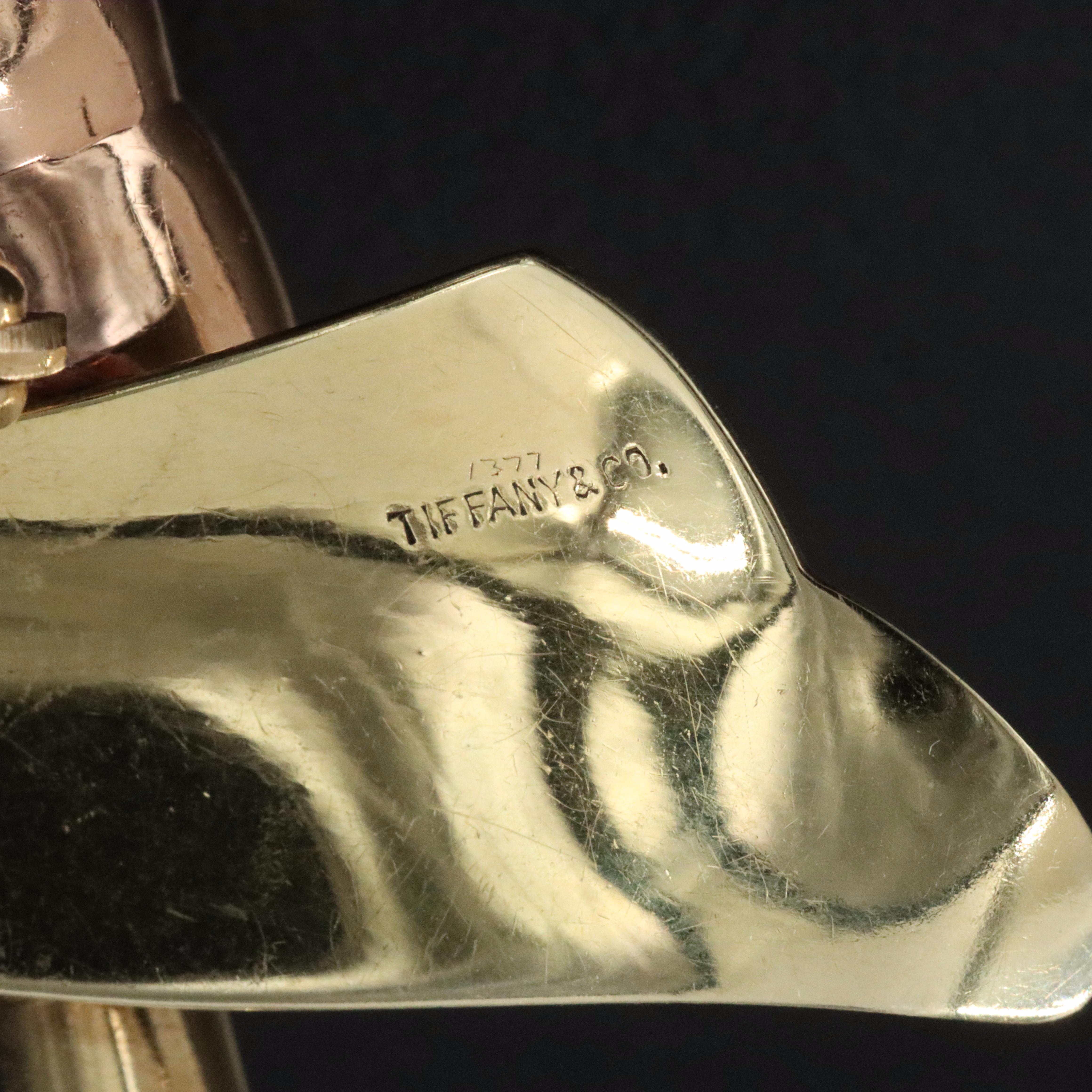 Tiffany & Co. Retro 14K Rose and Green Gold 14.79 CT Citrine Brooch