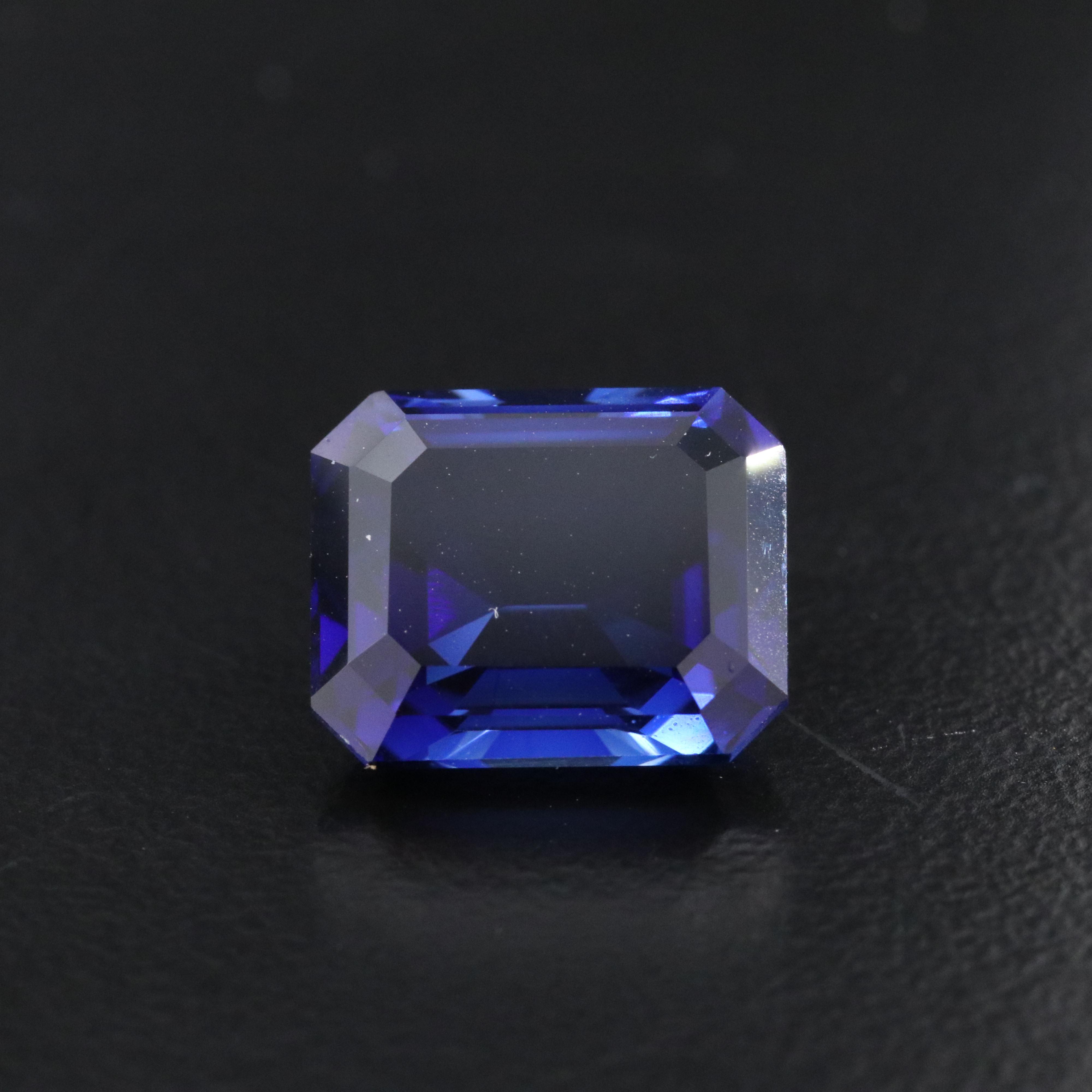 Loose 6.36 CT Lab Grown Sapphire