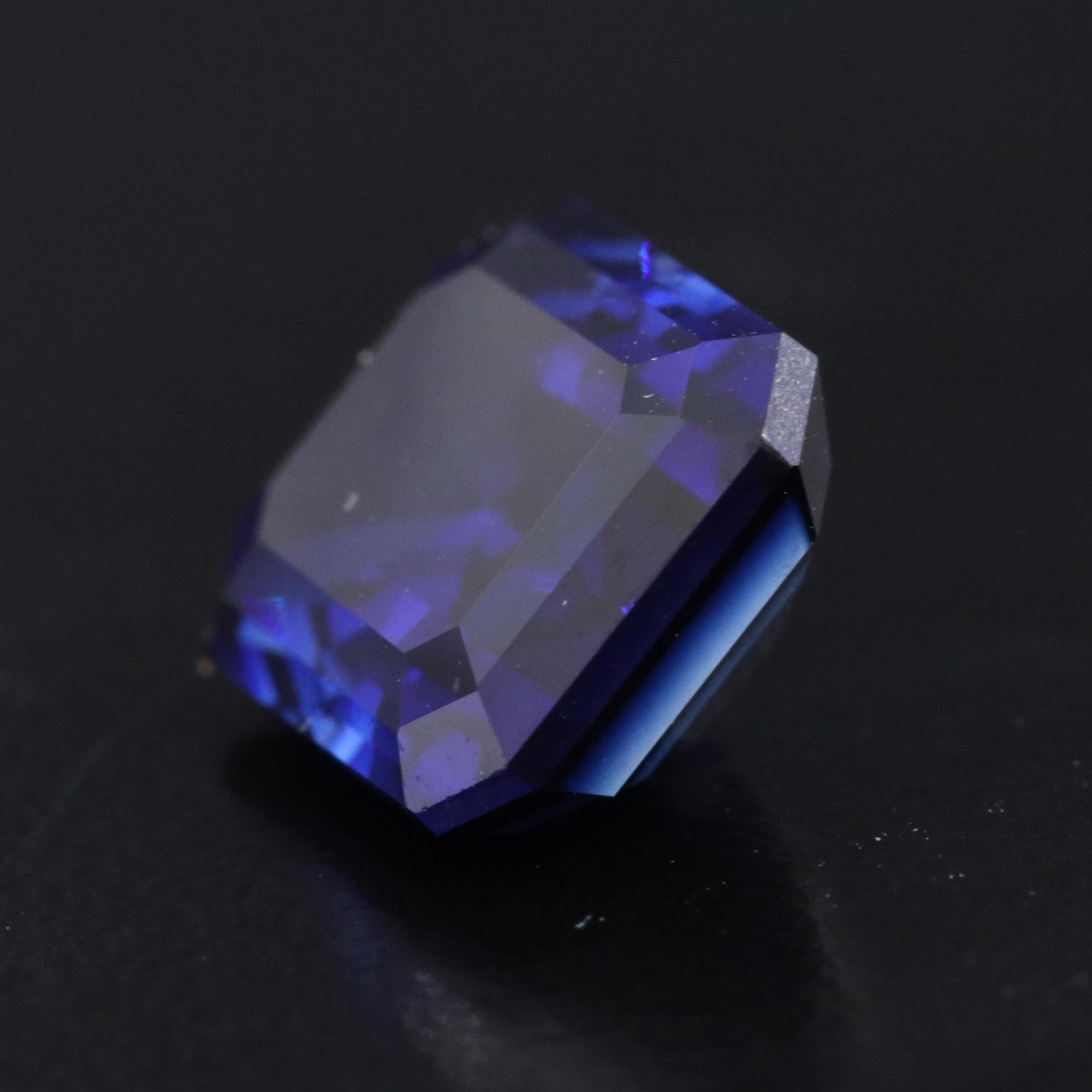 Loose 6.36 CT Lab Grown Sapphire