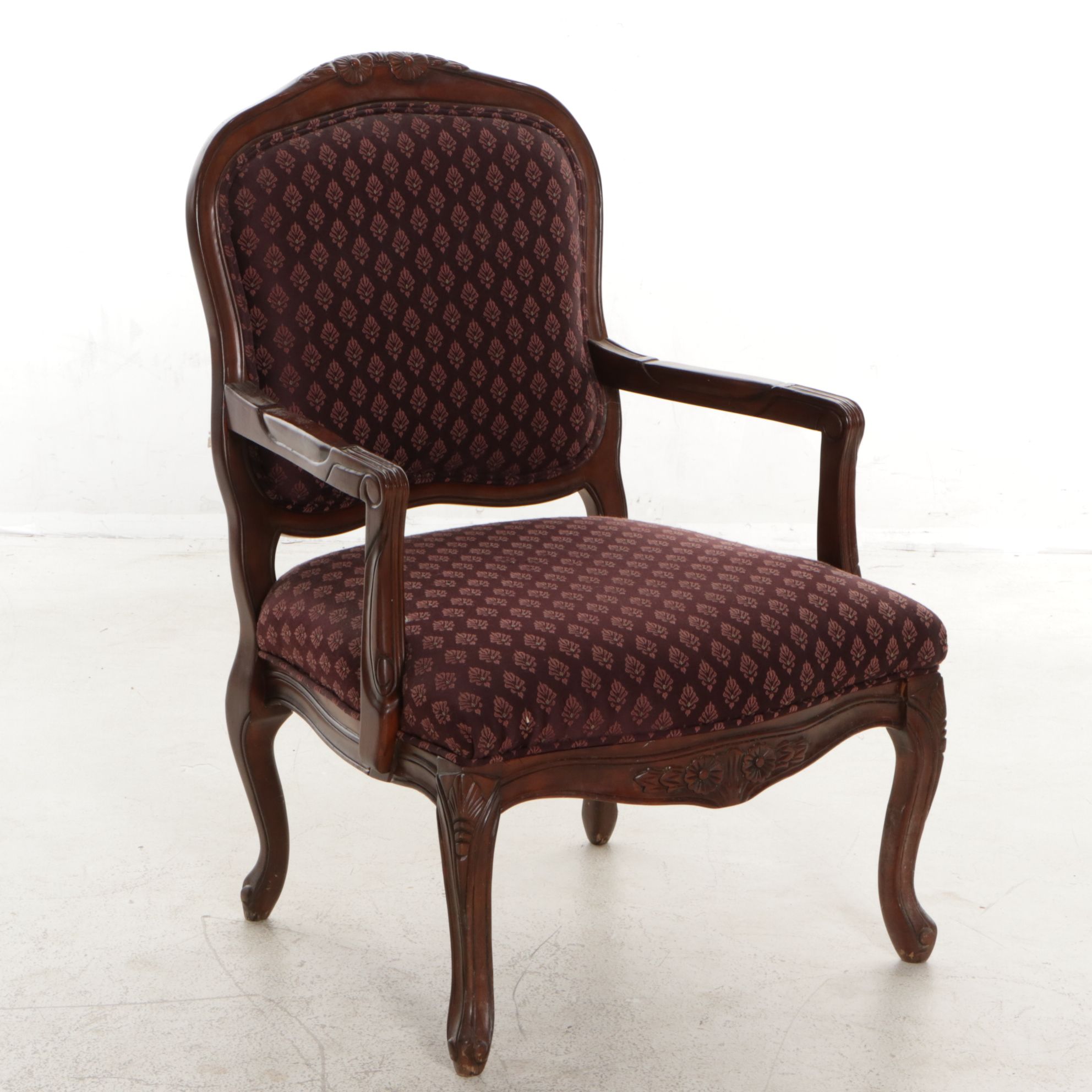 Ashley Furniture French Provincial Style Armchair, 21st Century