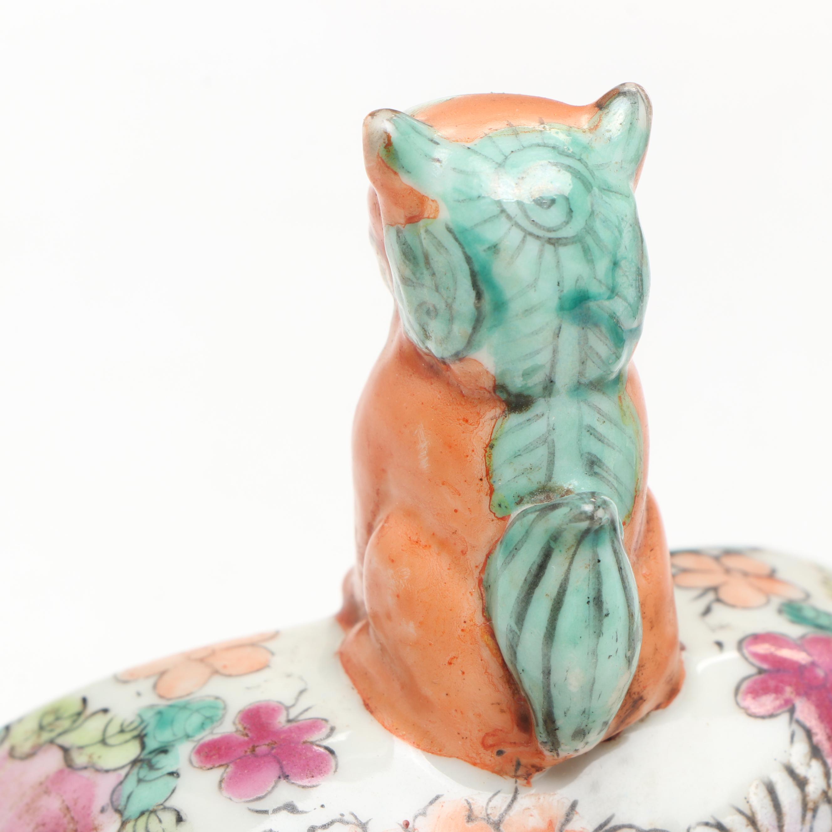 Chinese Famille Rose Porcelain Lidded Vessels