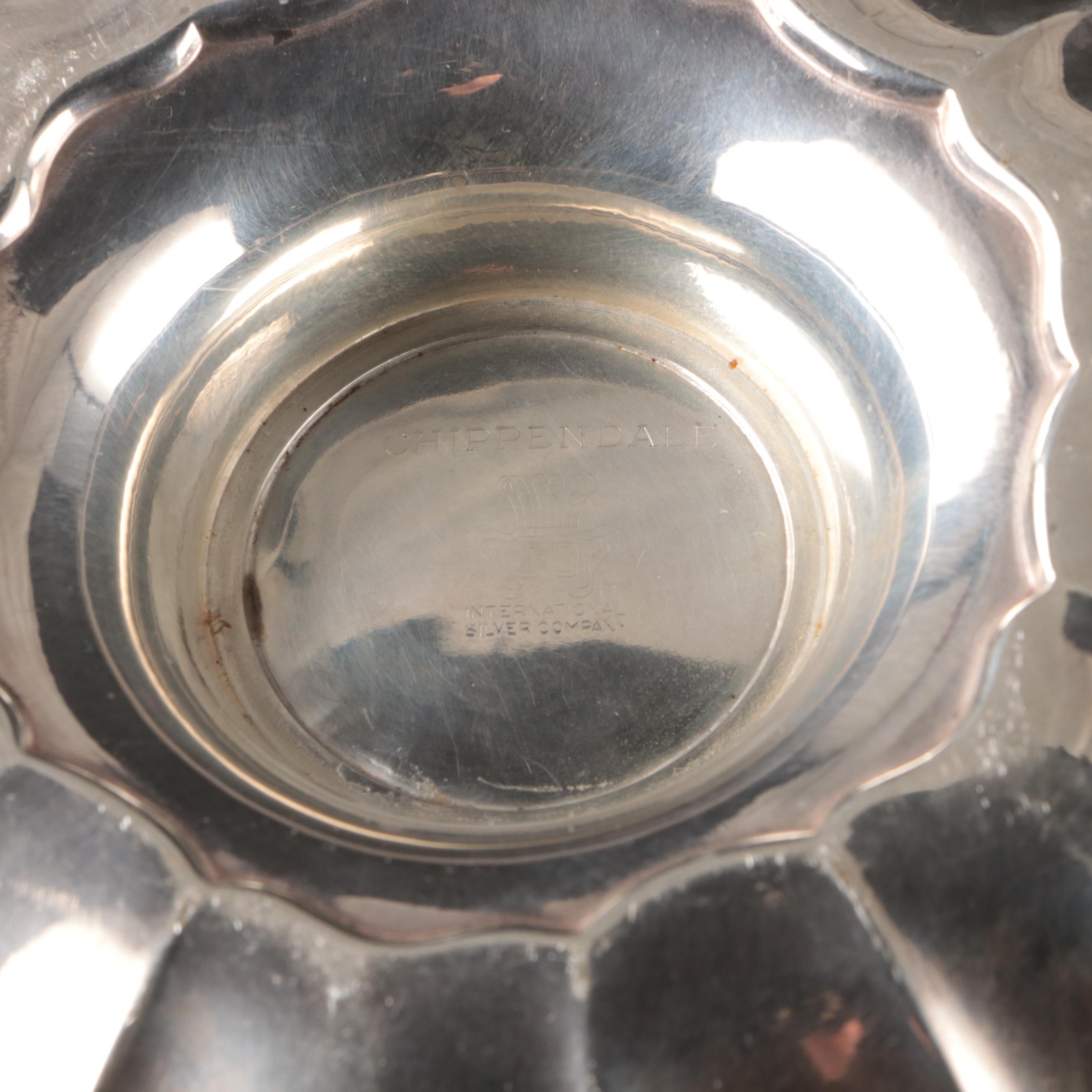 Victorian Style Napkin Rings with Other Silver Plate Tableware, 20th Century