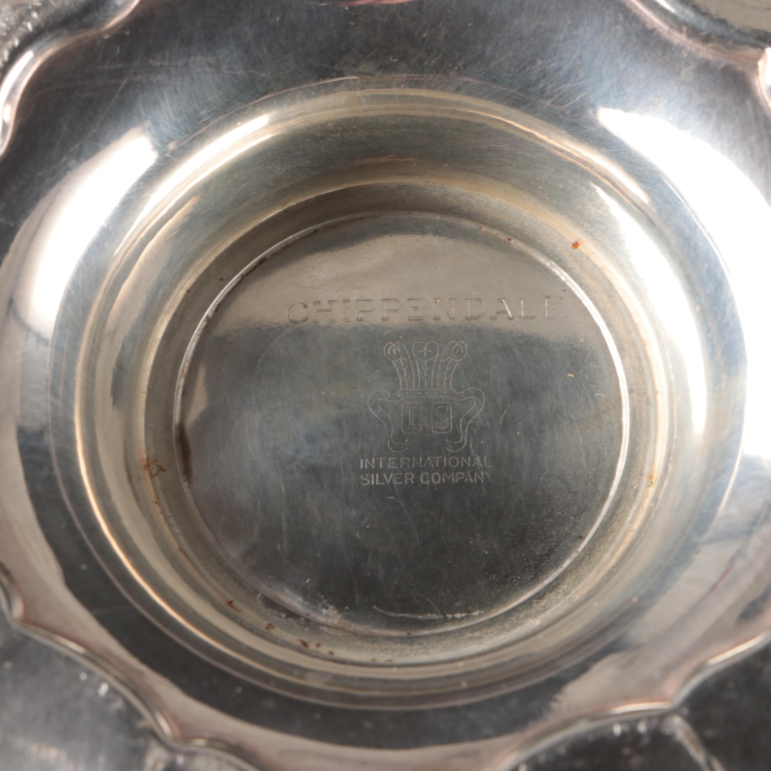 Victorian Style Napkin Rings with Other Silver Plate Tableware, 20th Century