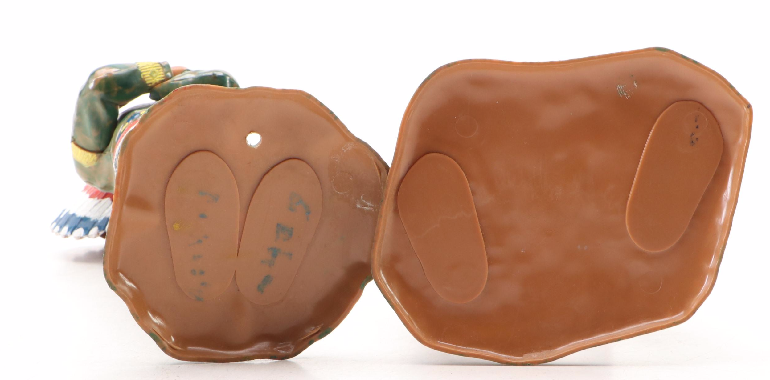 Vintage Plastic Native American Model Figurines