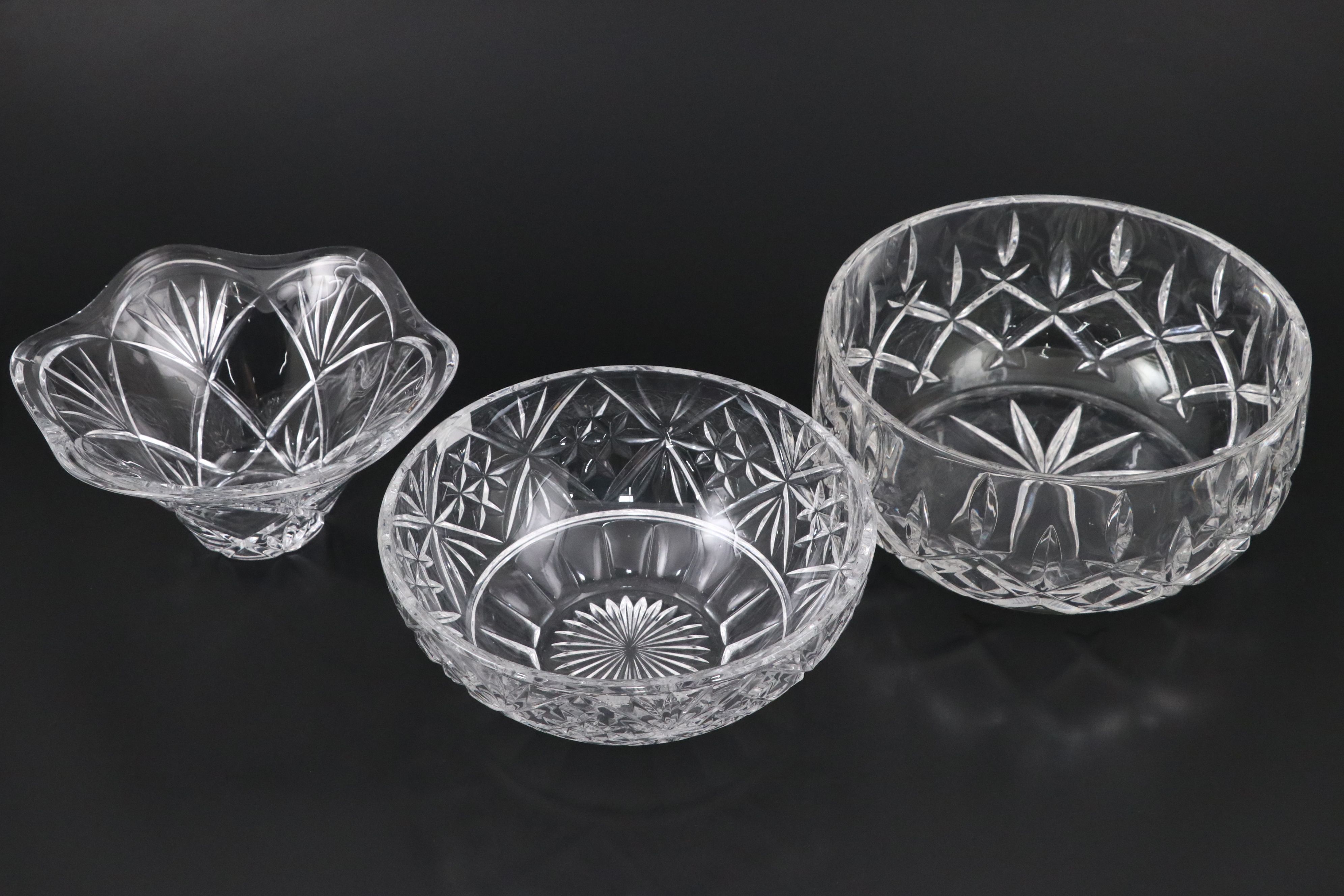 Gorham "Lady Anne," Marquis by Waterford "Honour," and More Crystal Bowls