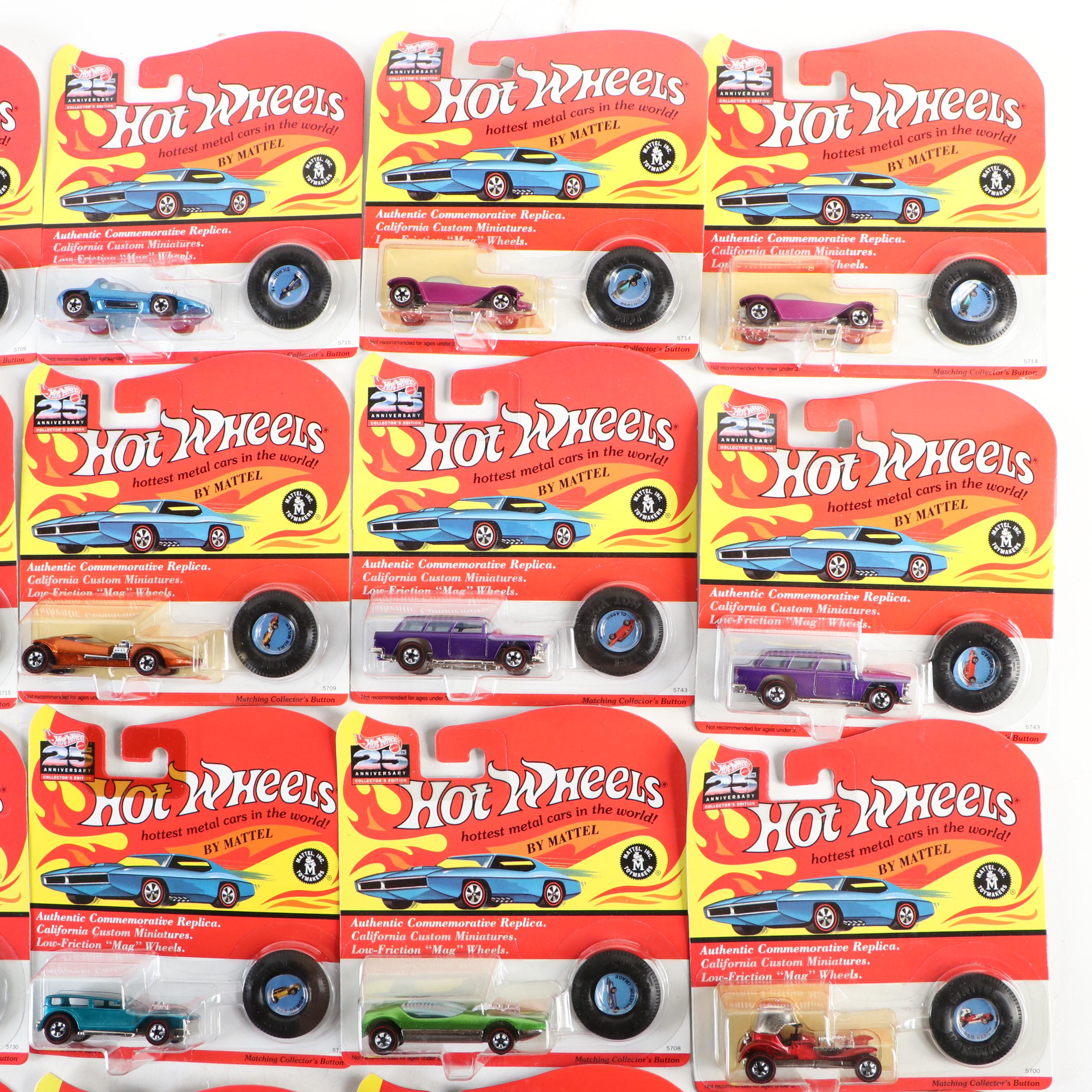 Hot Wheels 25th Anniversary Classic Nomad and More Diecast Toy Cars