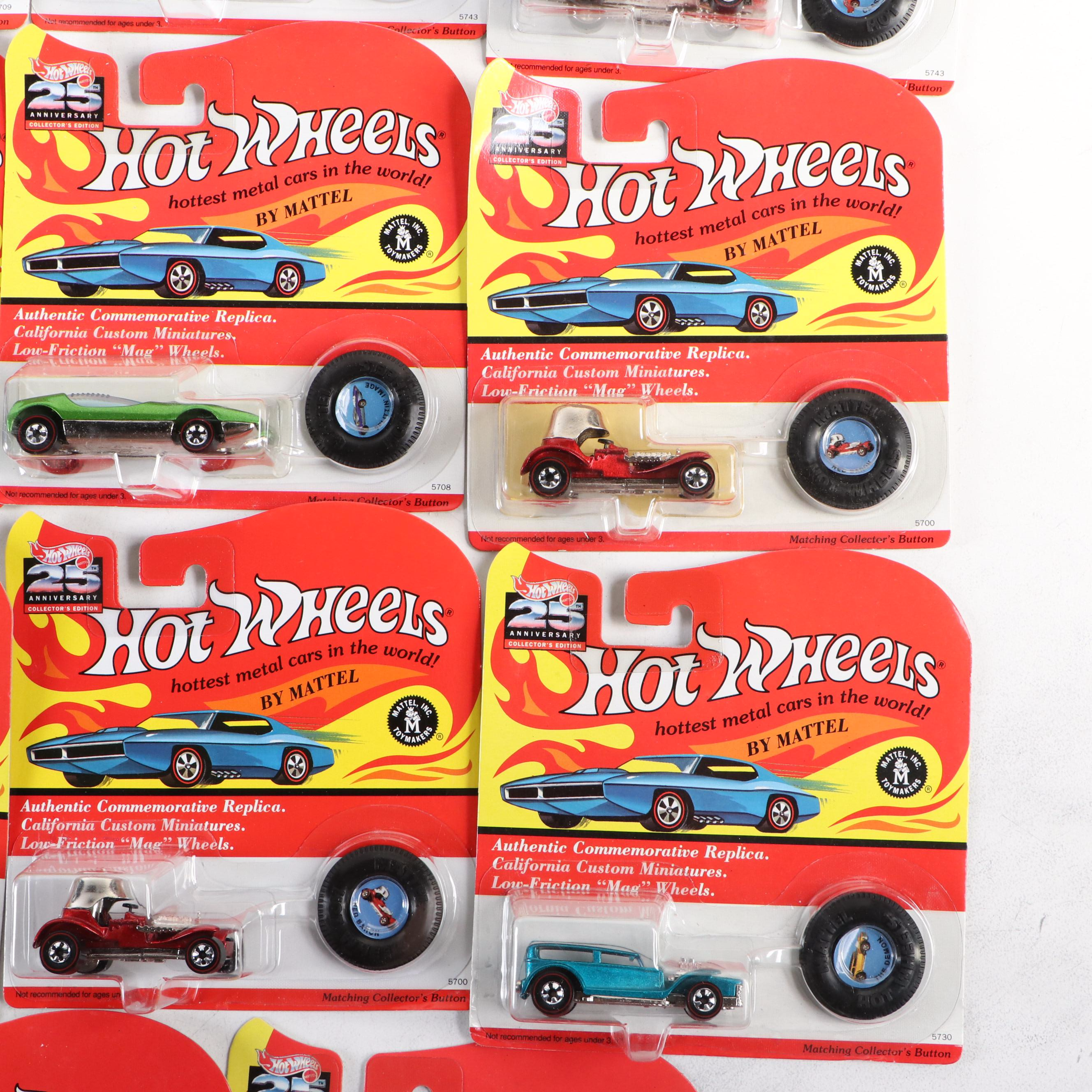 Hot Wheels 25th Anniversary Classic Nomad and More Diecast Toy Cars