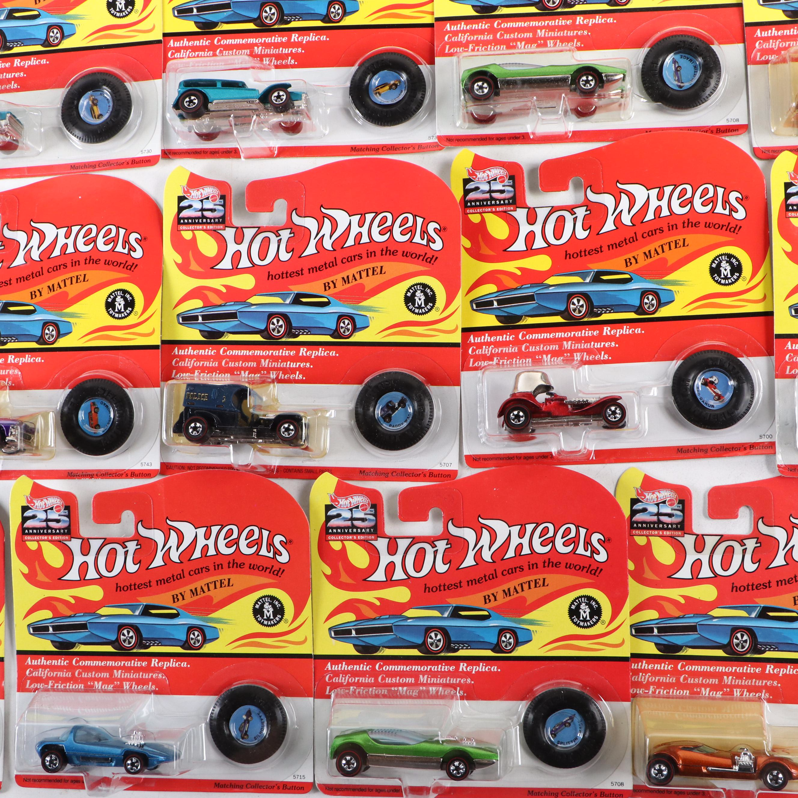Hot Wheels 25th Anniversary Classic Nomad and More Diecast Toy Cars