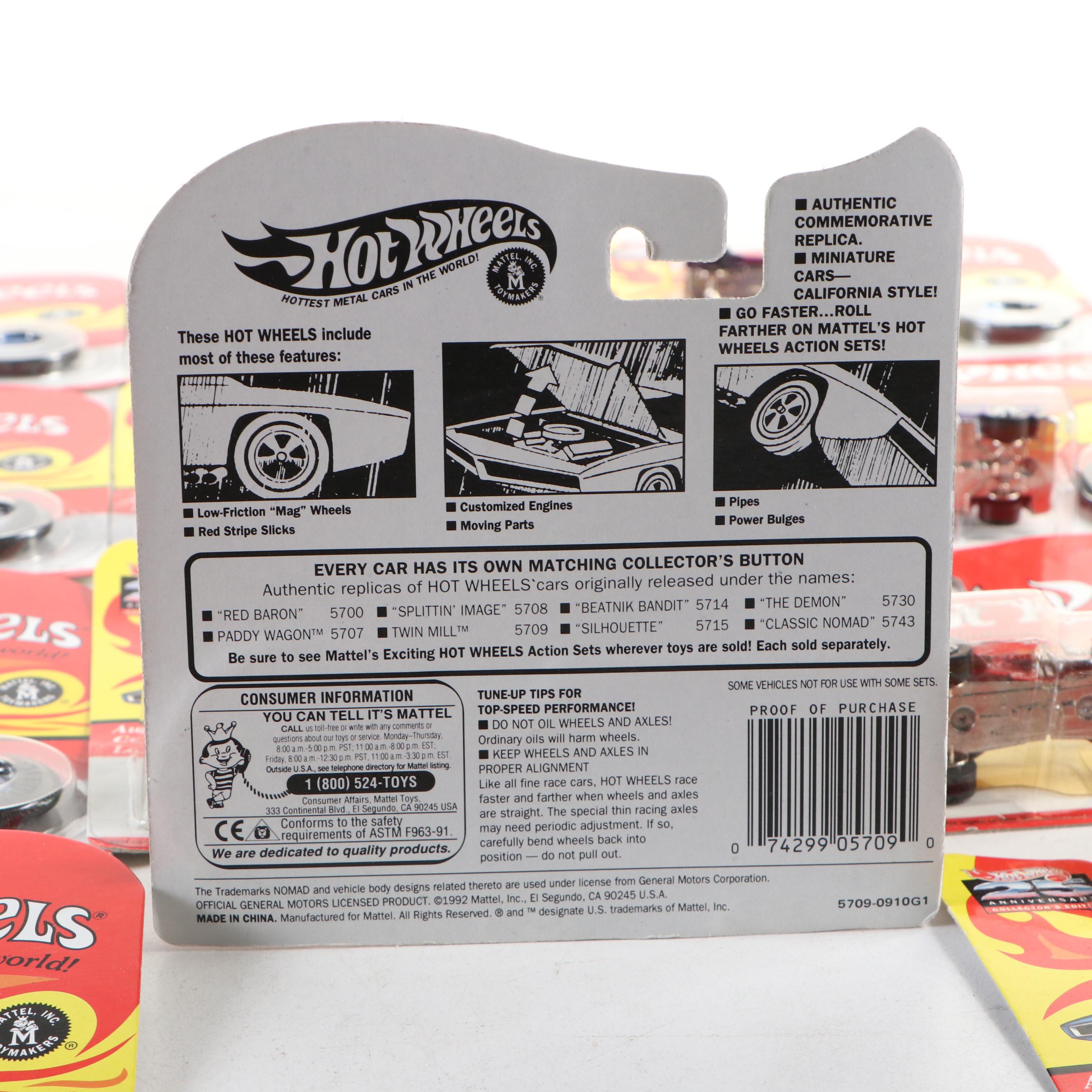 Hot Wheels 25th Anniversary Classic Nomad and More Diecast Toy Cars