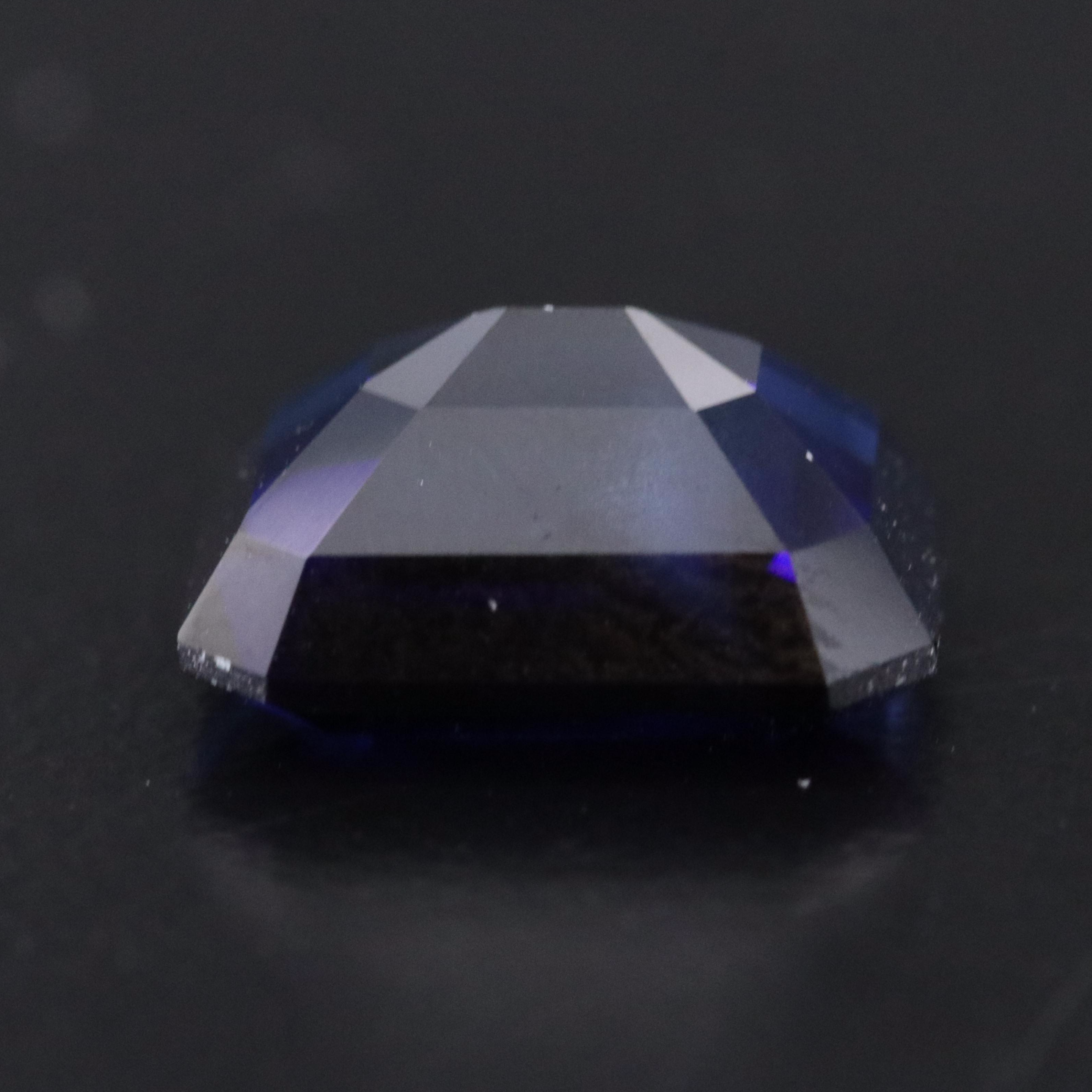 Loose 5.86 CT Lab Grown Sapphire