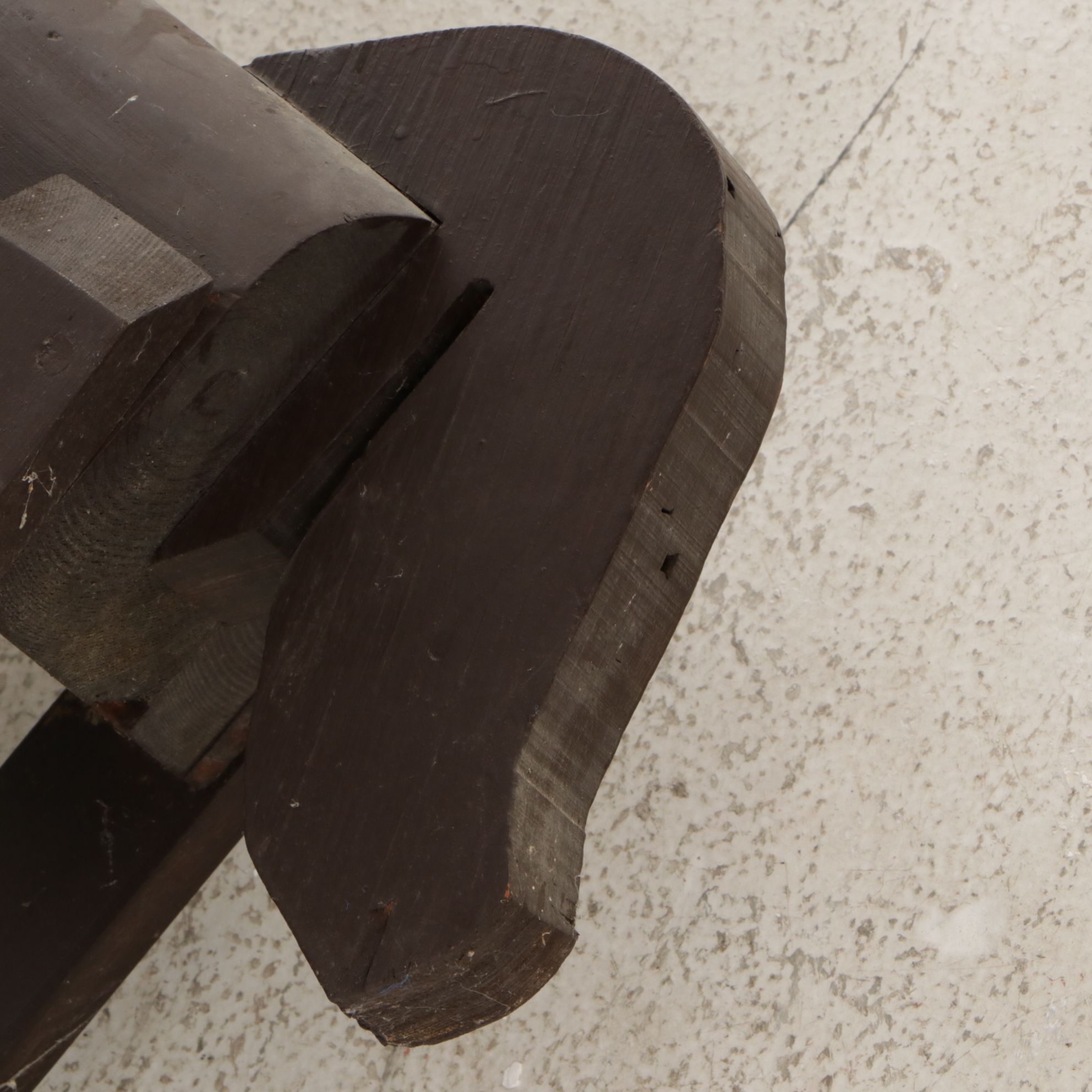 Chocolate Brown Handcrafted Wooden Rocking Horse