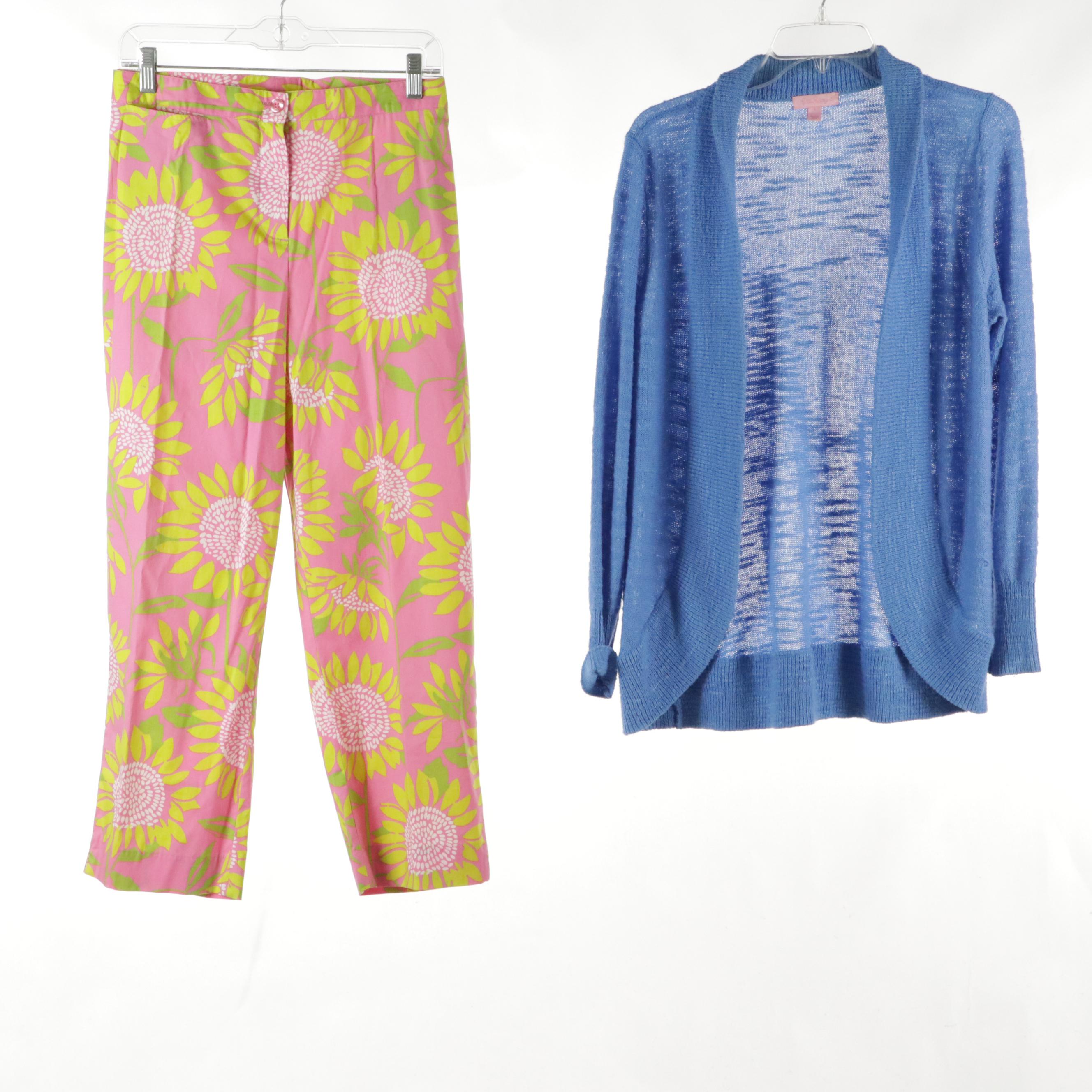 Lilly Pulitzer Lilly Capris, Amalie Cardigan Sweaters and Printed A-Line Skirts