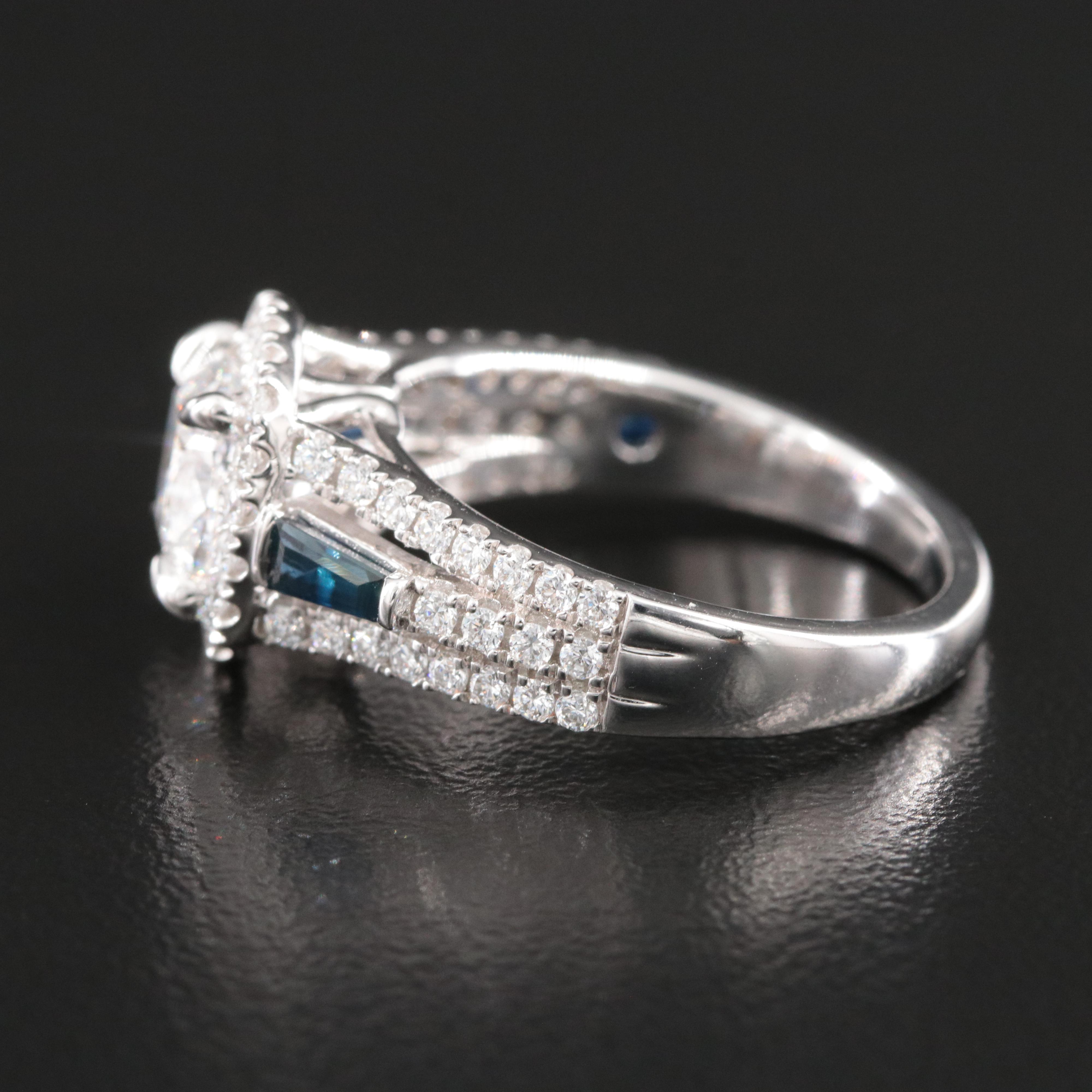 Vera Wang Love 14K 2.09 CTW Lab Grown Diamonds and Sapphire Ring