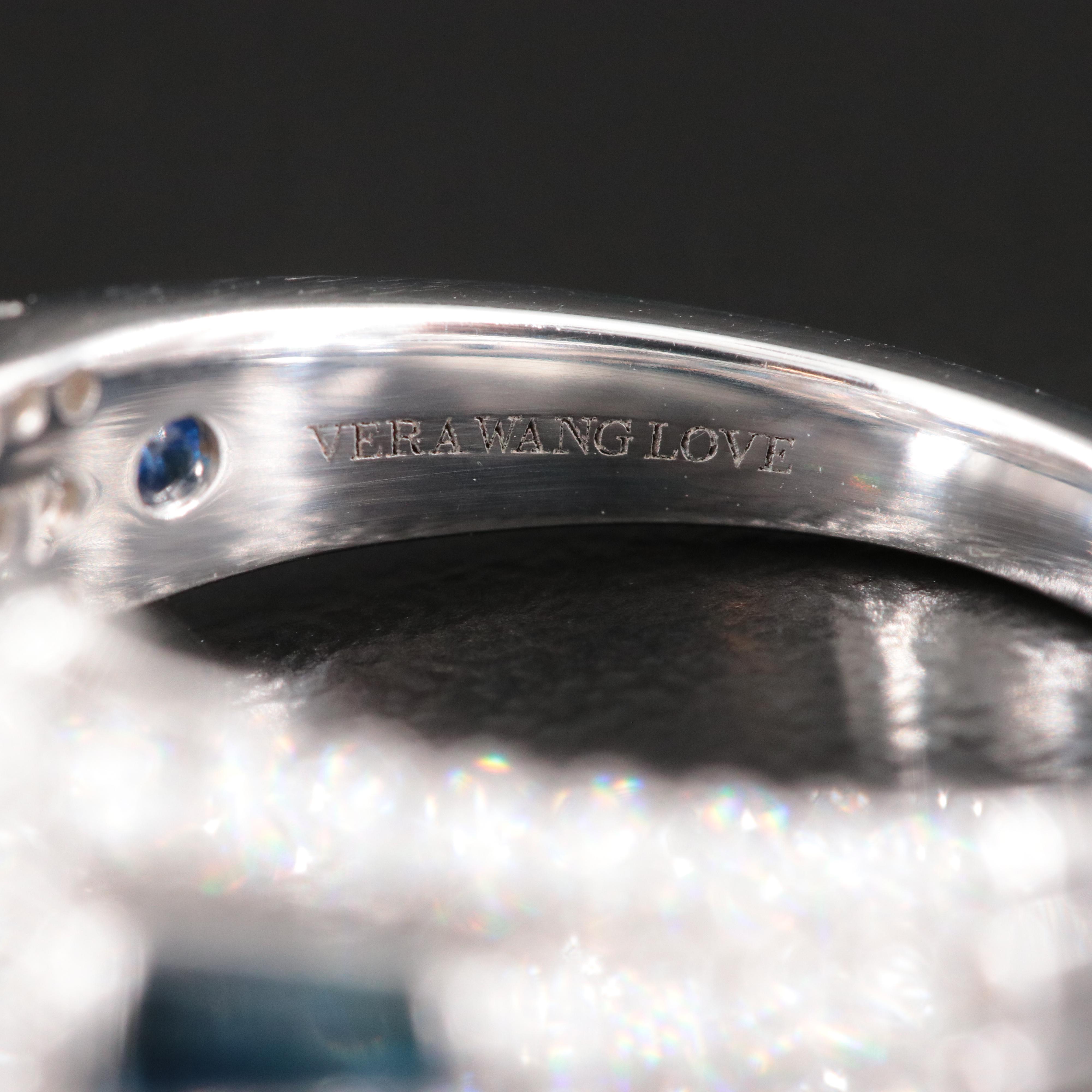 Vera Wang Love 14K 2.09 CTW Lab Grown Diamonds and Sapphire Ring