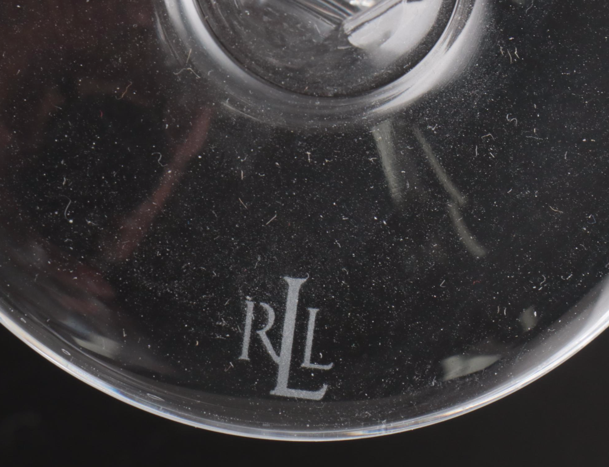 Ralph Lauren "Monaco" Crystal Champagne Flutes
