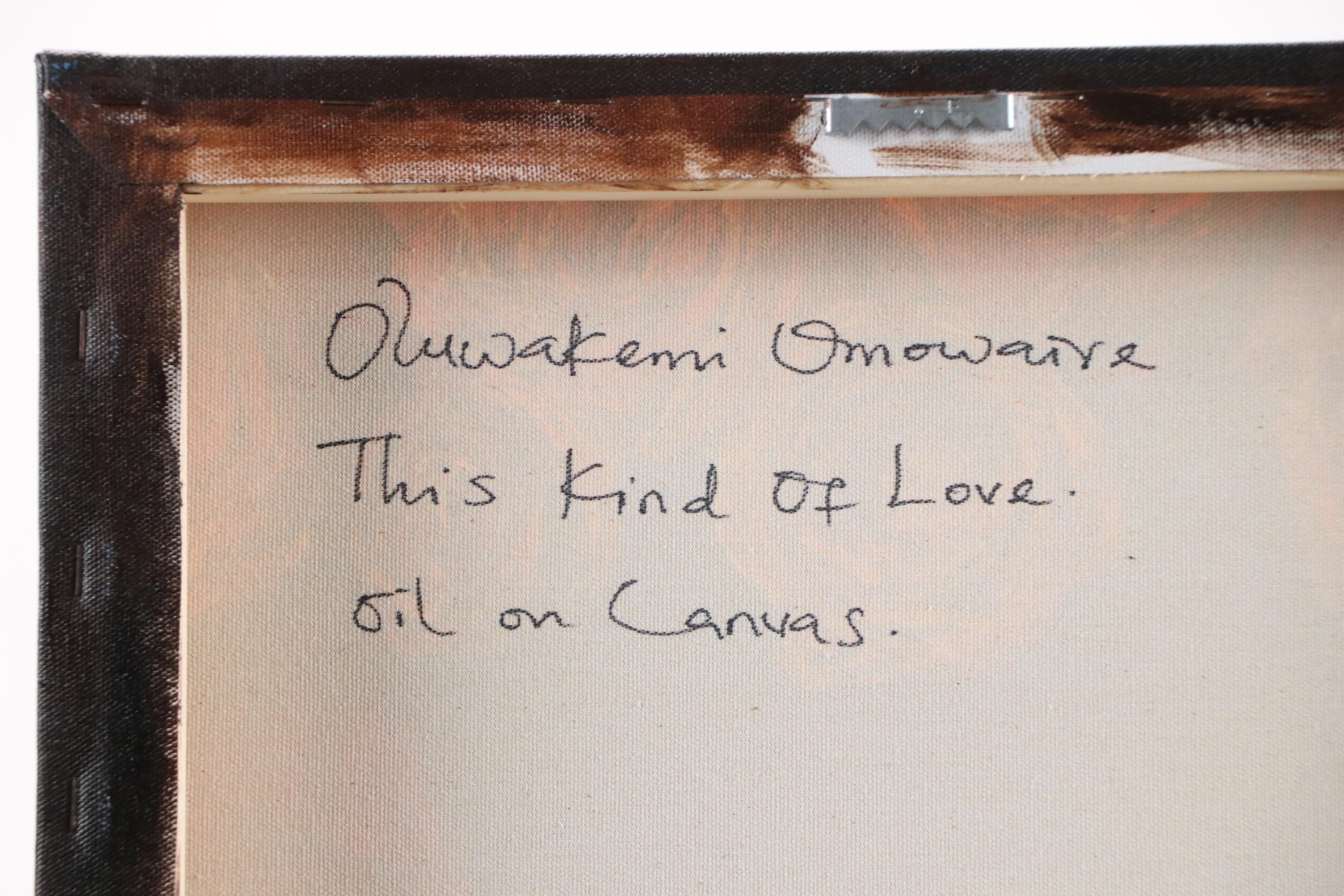 Oluwakemi Omowaire Portrait Oil Painting "This Kind Of Love," 21st Century